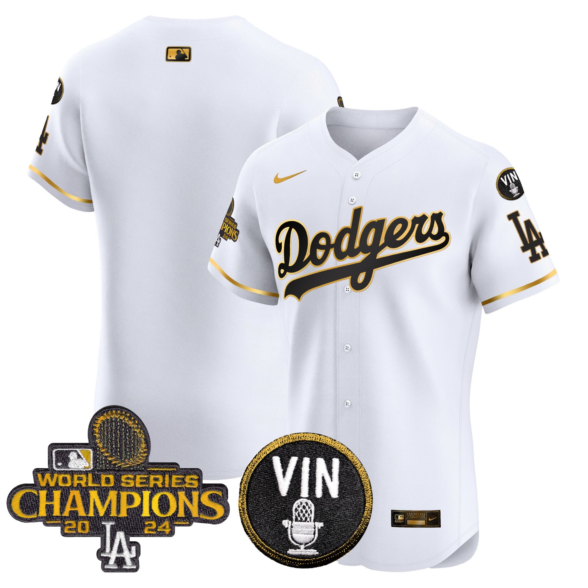 Men’s 2024 World Series Champions Gold Trim Vapor Premier Elite Jersey