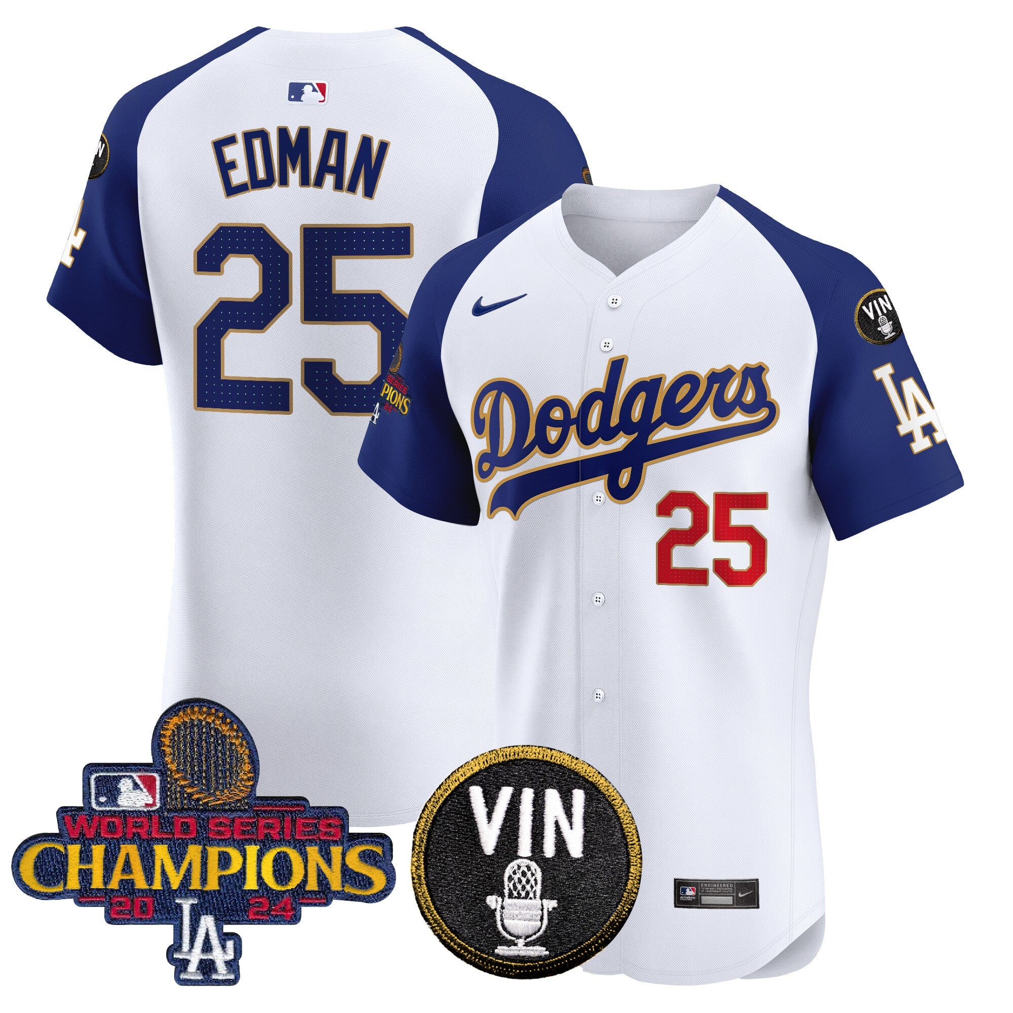 Men’s 2024 World Series Champions Gold Trim Vapor Premier Elite Jersey