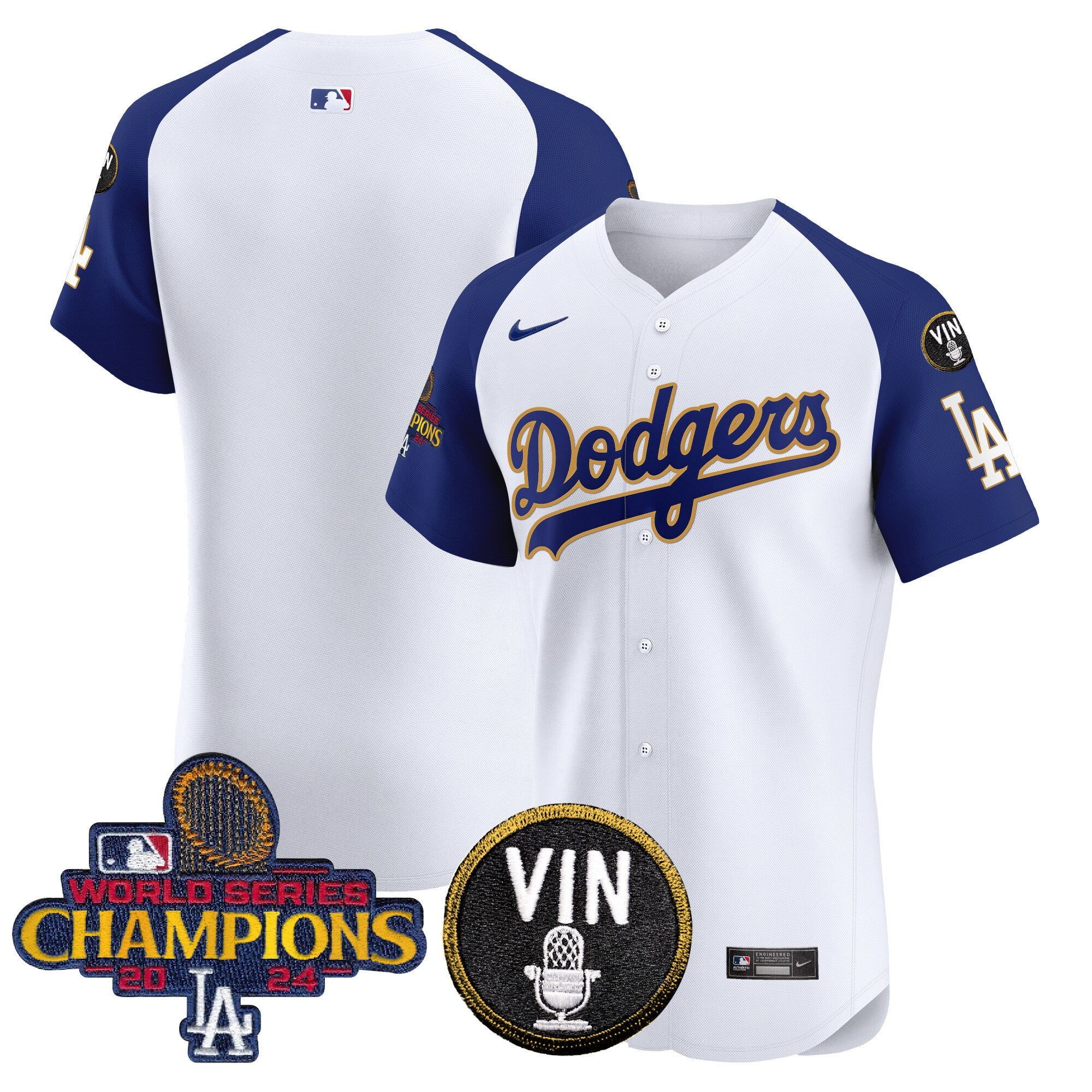 Men’s 2024 World Series Champions Gold Trim Vapor Premier Elite Jersey