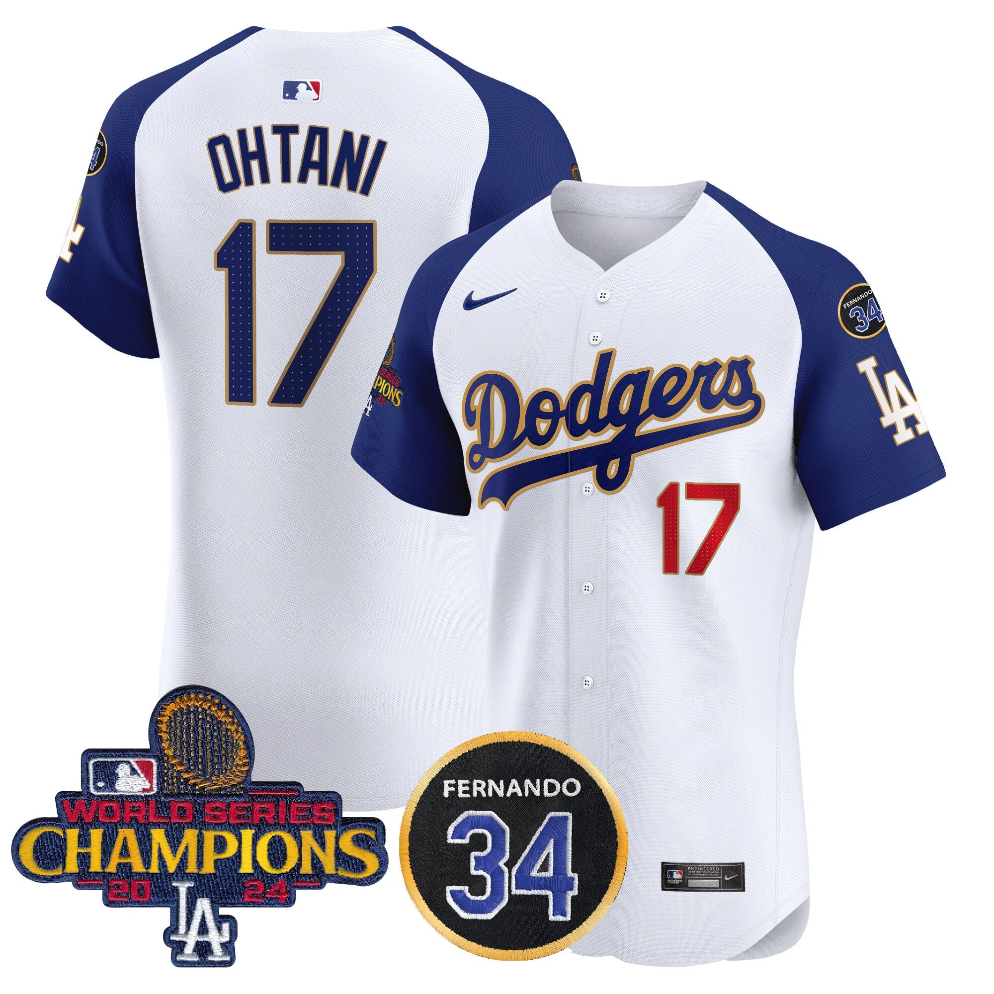 Men’s 2024 World Series Champions Gold Trim Vapor Premier Elite Jersey V2