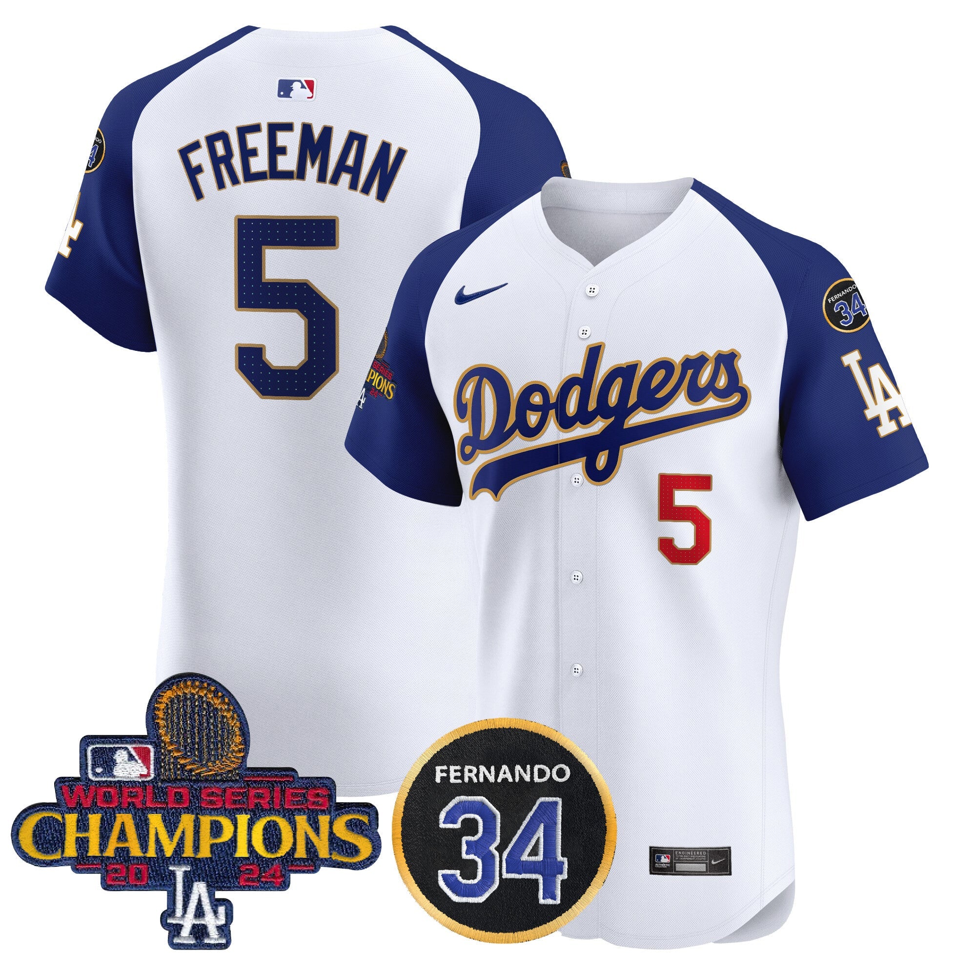 Men’s 2024 World Series Champions Gold Trim Vapor Premier Elite Jersey V2