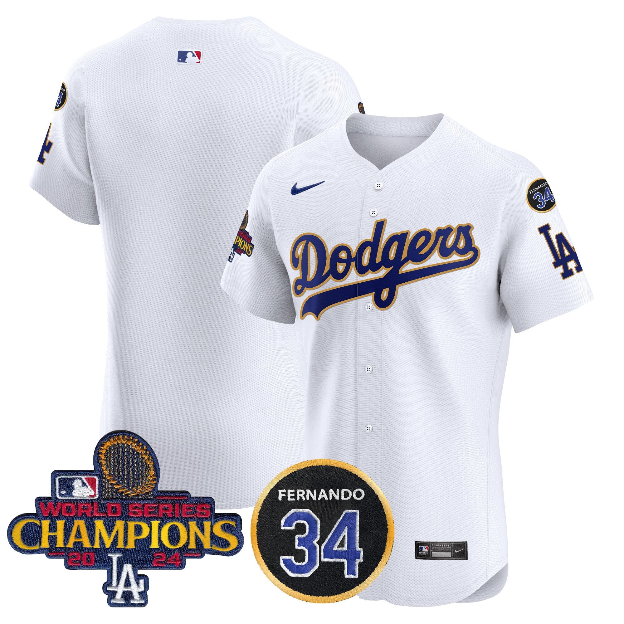 Men’s 2024 World Series Champions Gold Trim Vapor Premier Elite Jersey V2