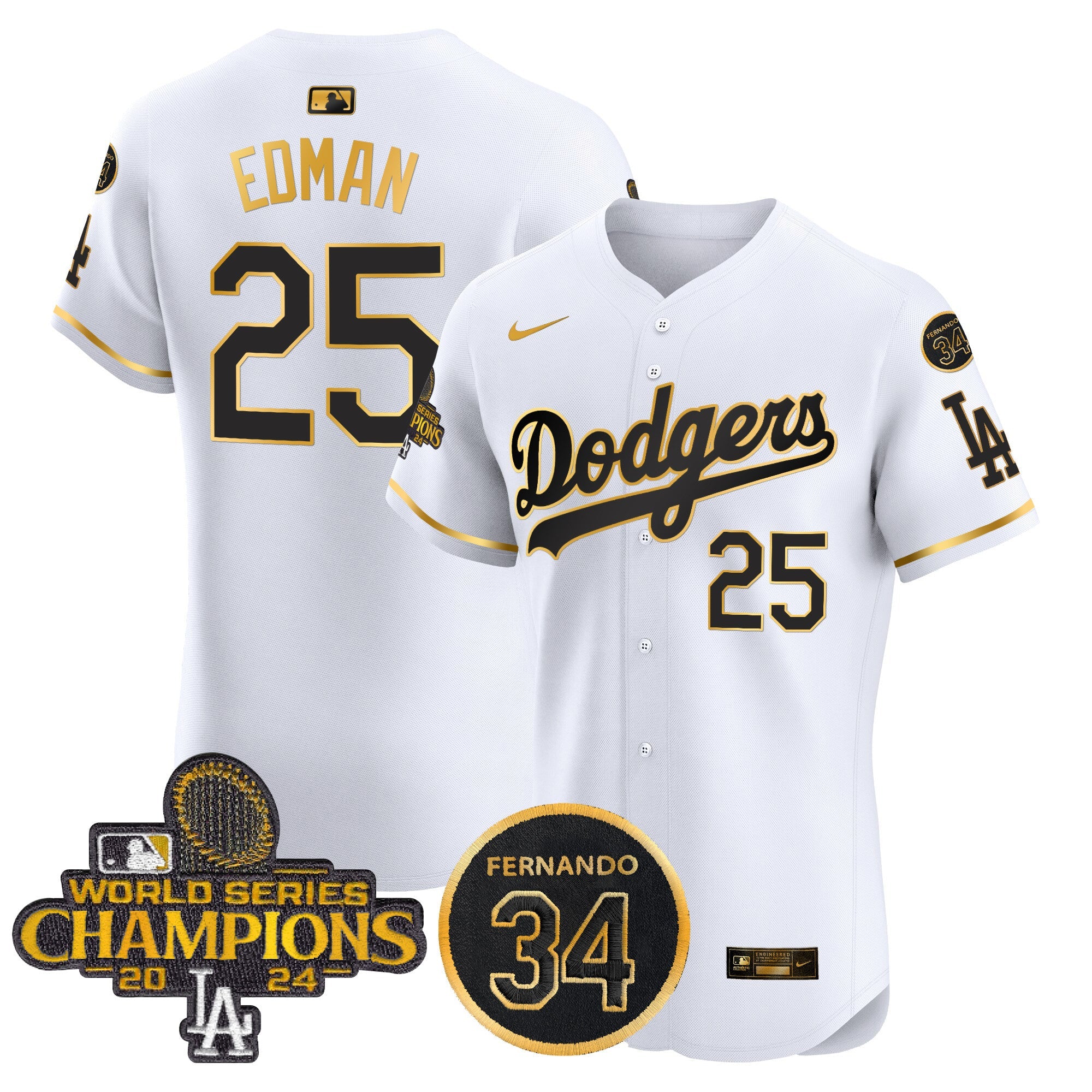 Men’s 2024 World Series Champions Gold Trim Vapor Premier Elite Jersey V2