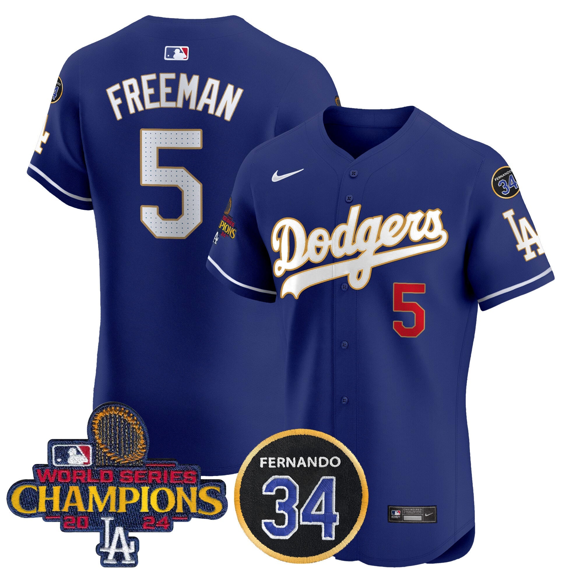 Men’s 2024 World Series Champions Gold Trim Vapor Premier Elite Jersey V2