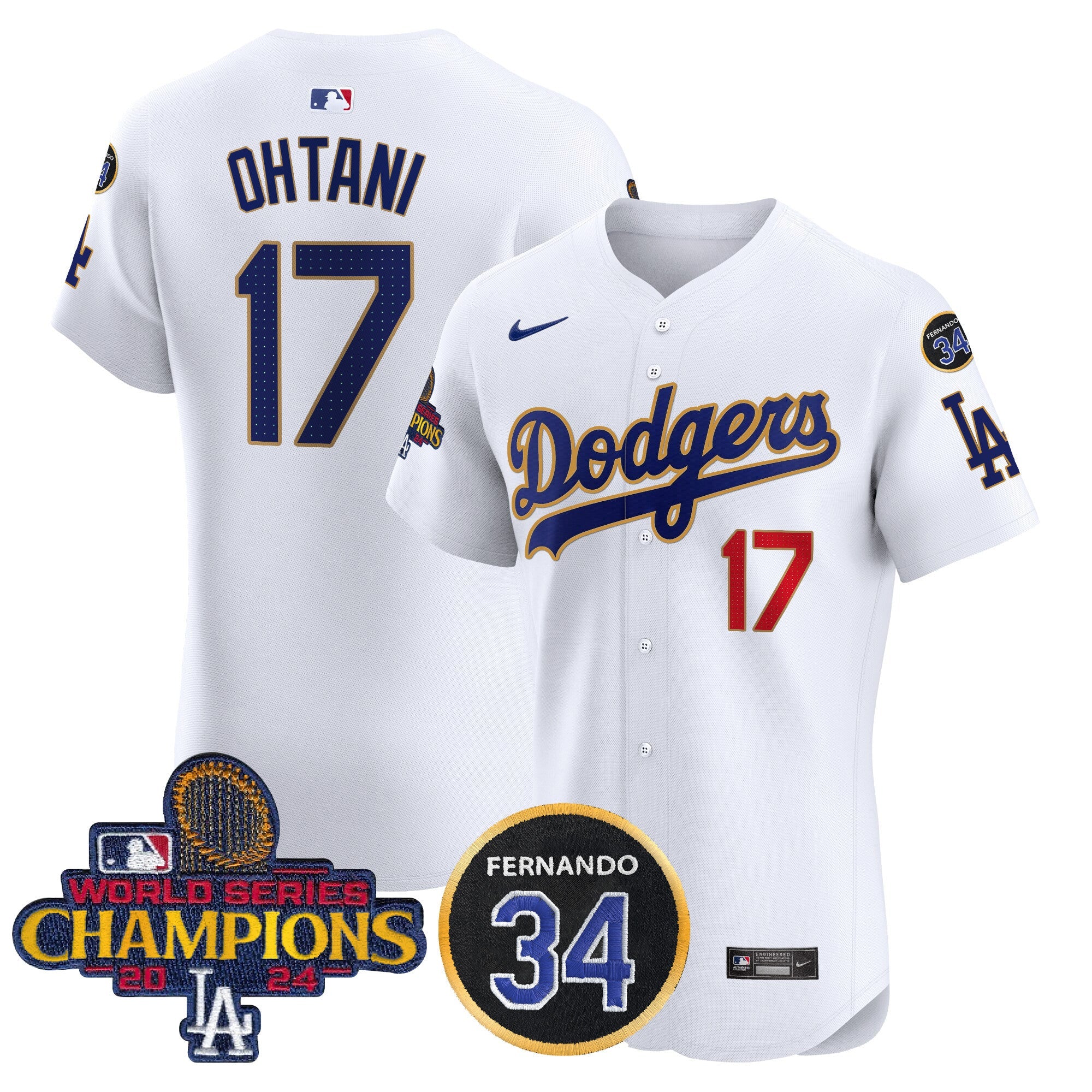 Men’s 2024 World Series Champions Gold Trim Vapor Premier Elite Jersey V2