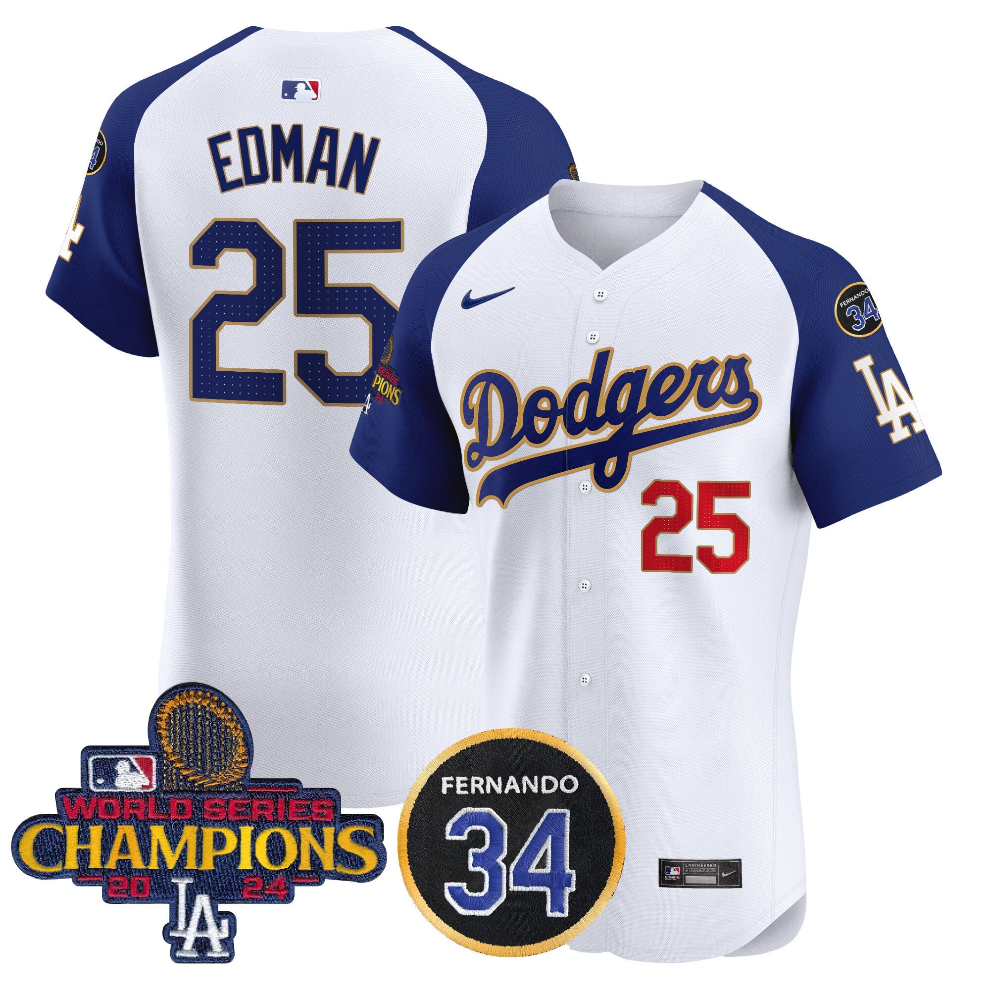 Men’s 2024 World Series Champions Gold Trim Vapor Premier Elite Jersey V2