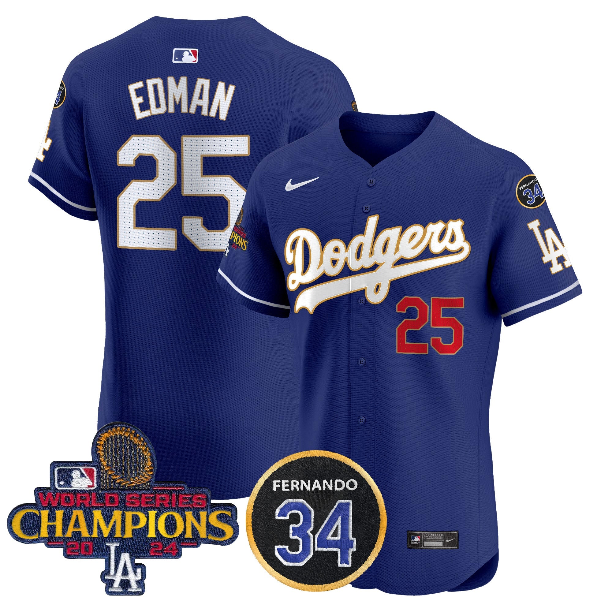 Men’s 2024 World Series Champions Gold Trim Vapor Premier Elite Jersey V2