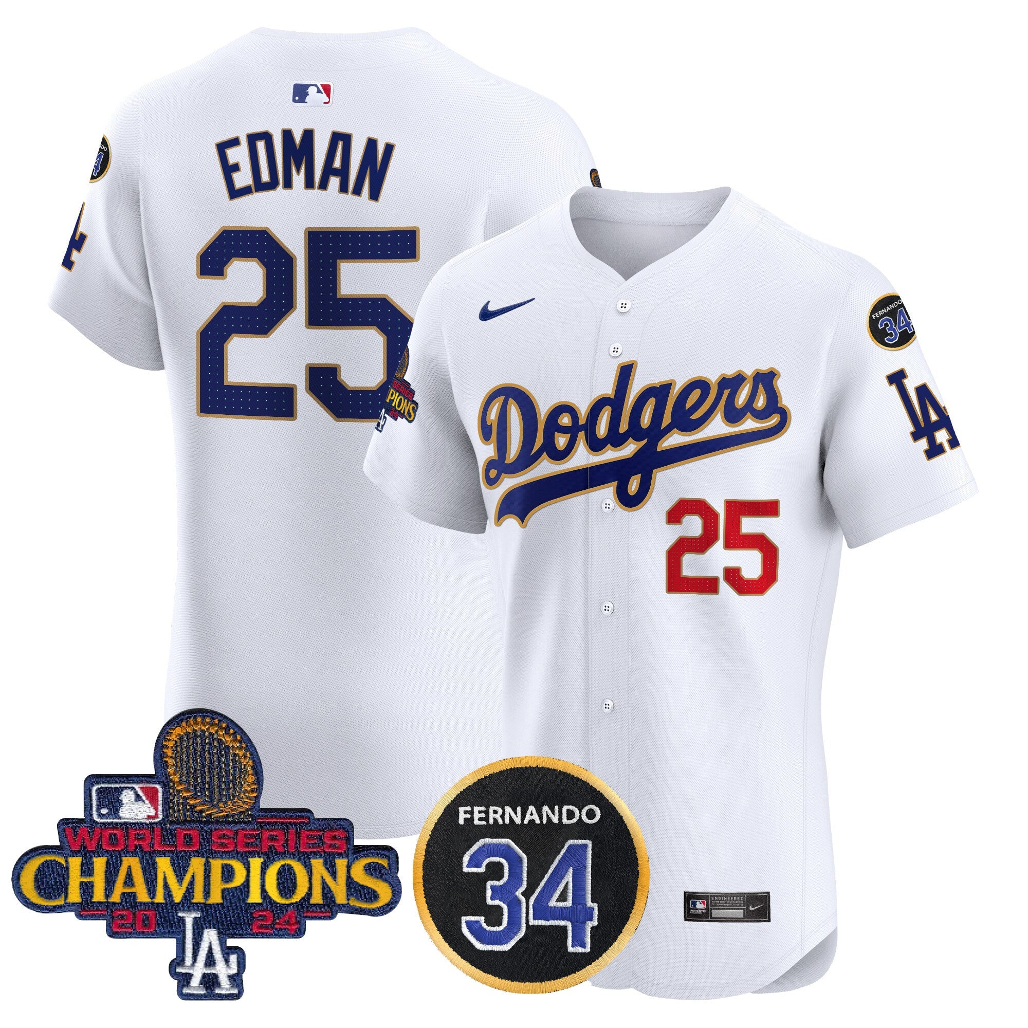 Men’s 2024 World Series Champions Gold Trim Vapor Premier Elite Jersey V2