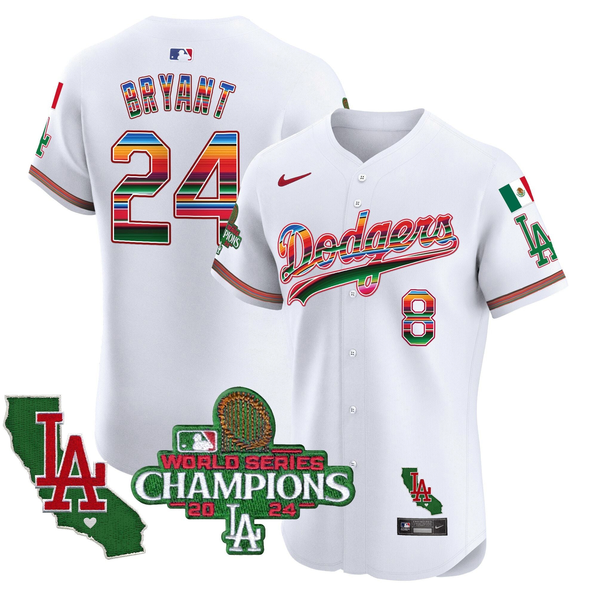 Men’s Mexico 2024 World Series Champions Vapor Premier Elite Jersey