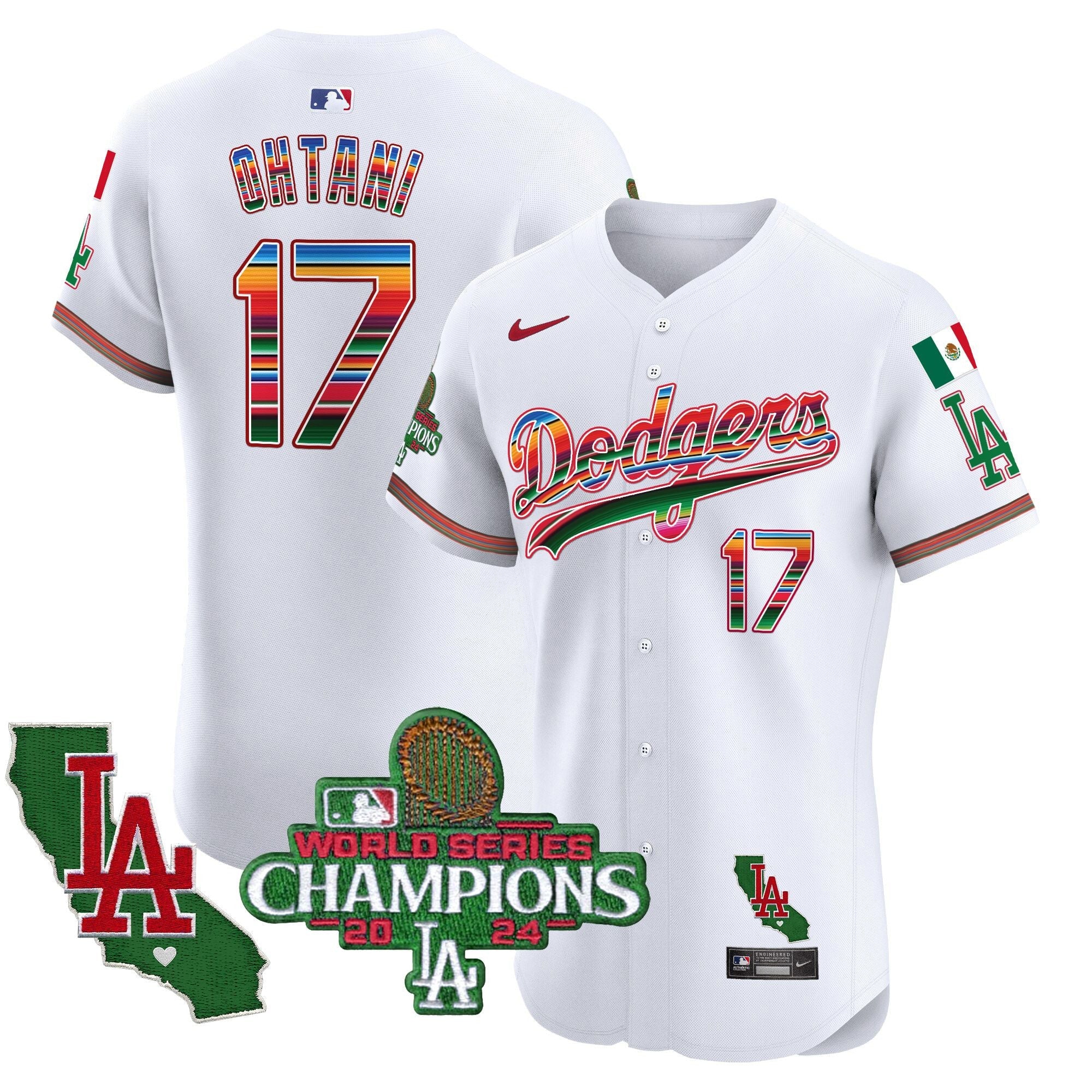 Men’s Mexico 2024 World Series Champions Vapor Premier Elite Jersey