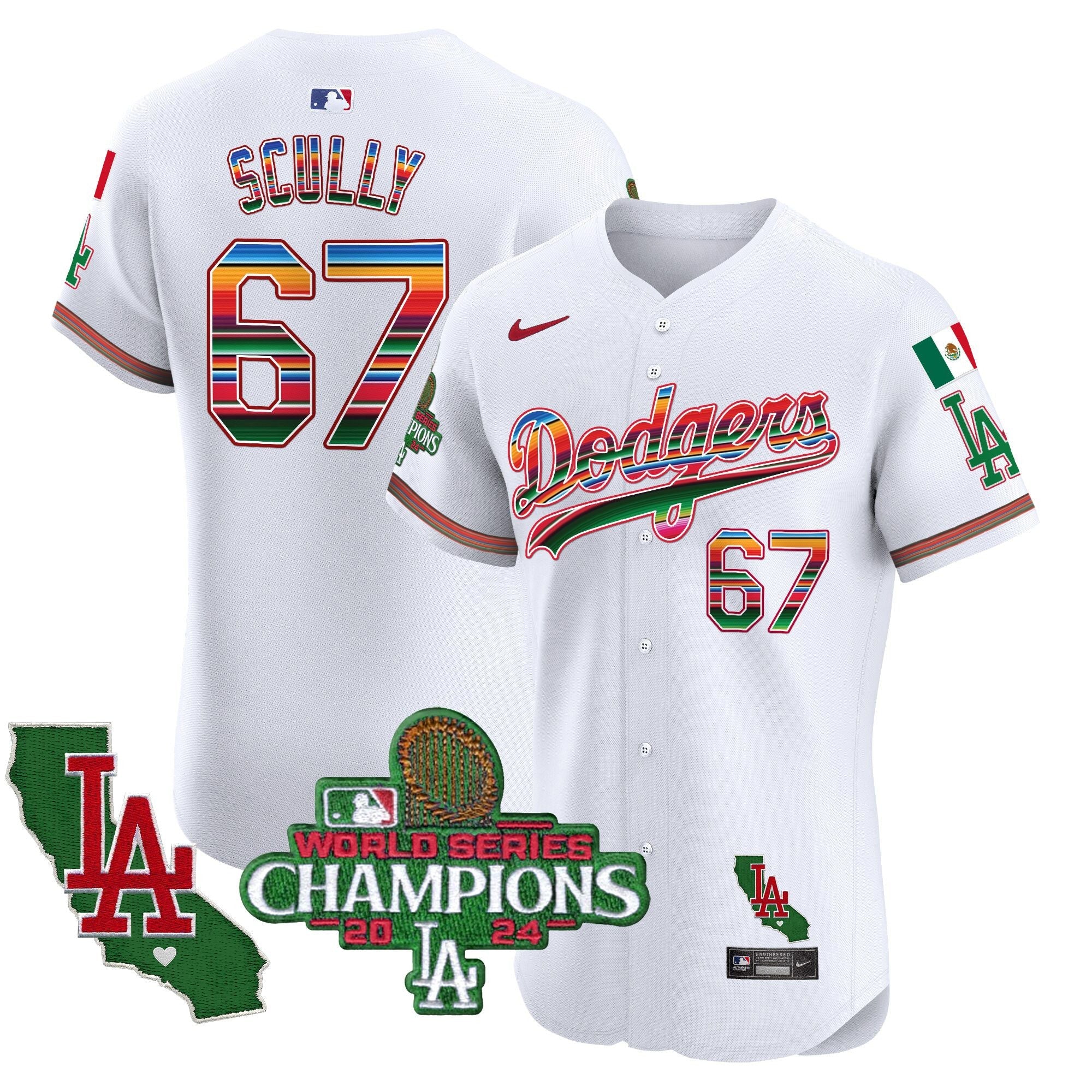 Men’s Mexico 2024 World Series Champions Vapor Premier Elite Jersey