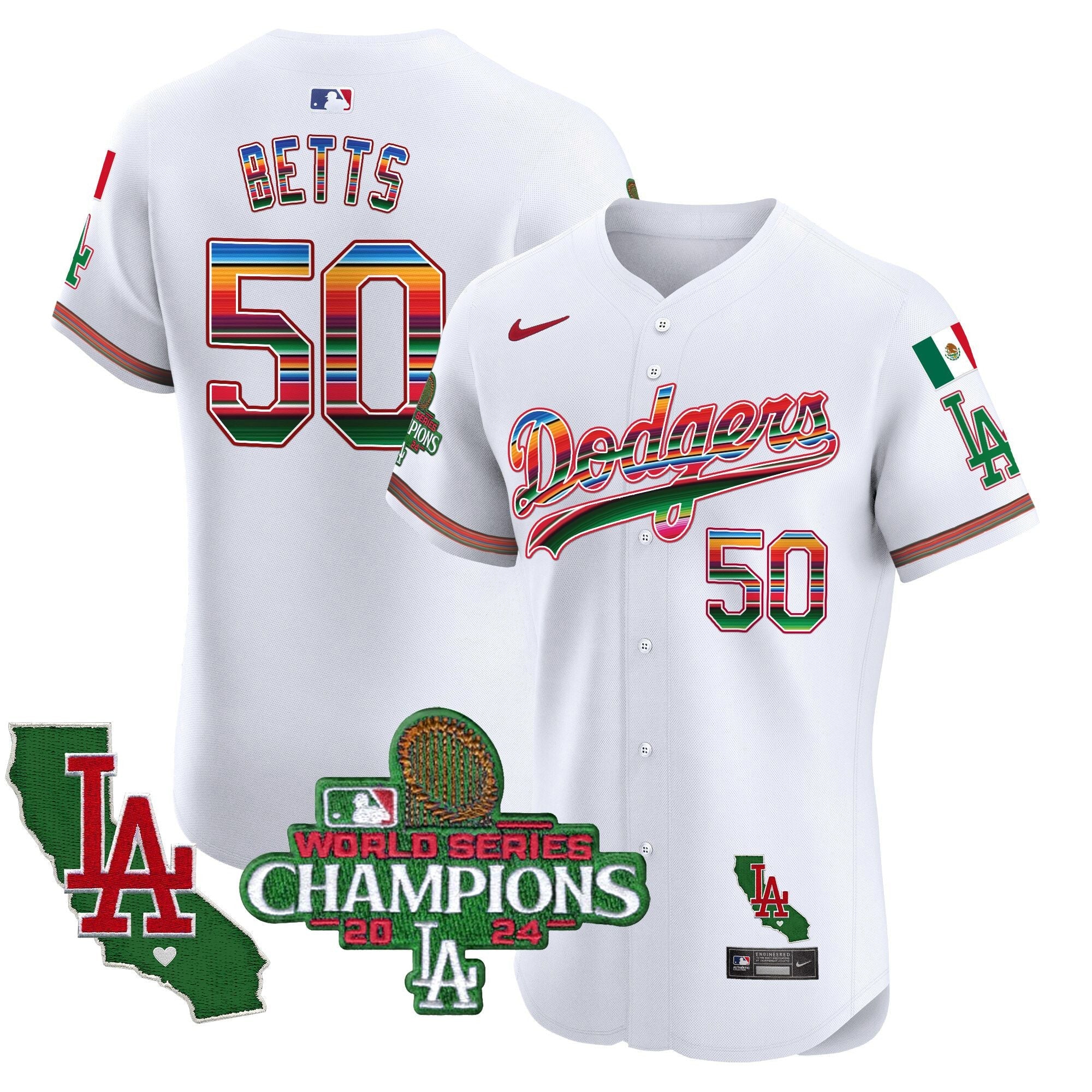 Men’s Mexico 2024 World Series Champions Vapor Premier Elite Jersey