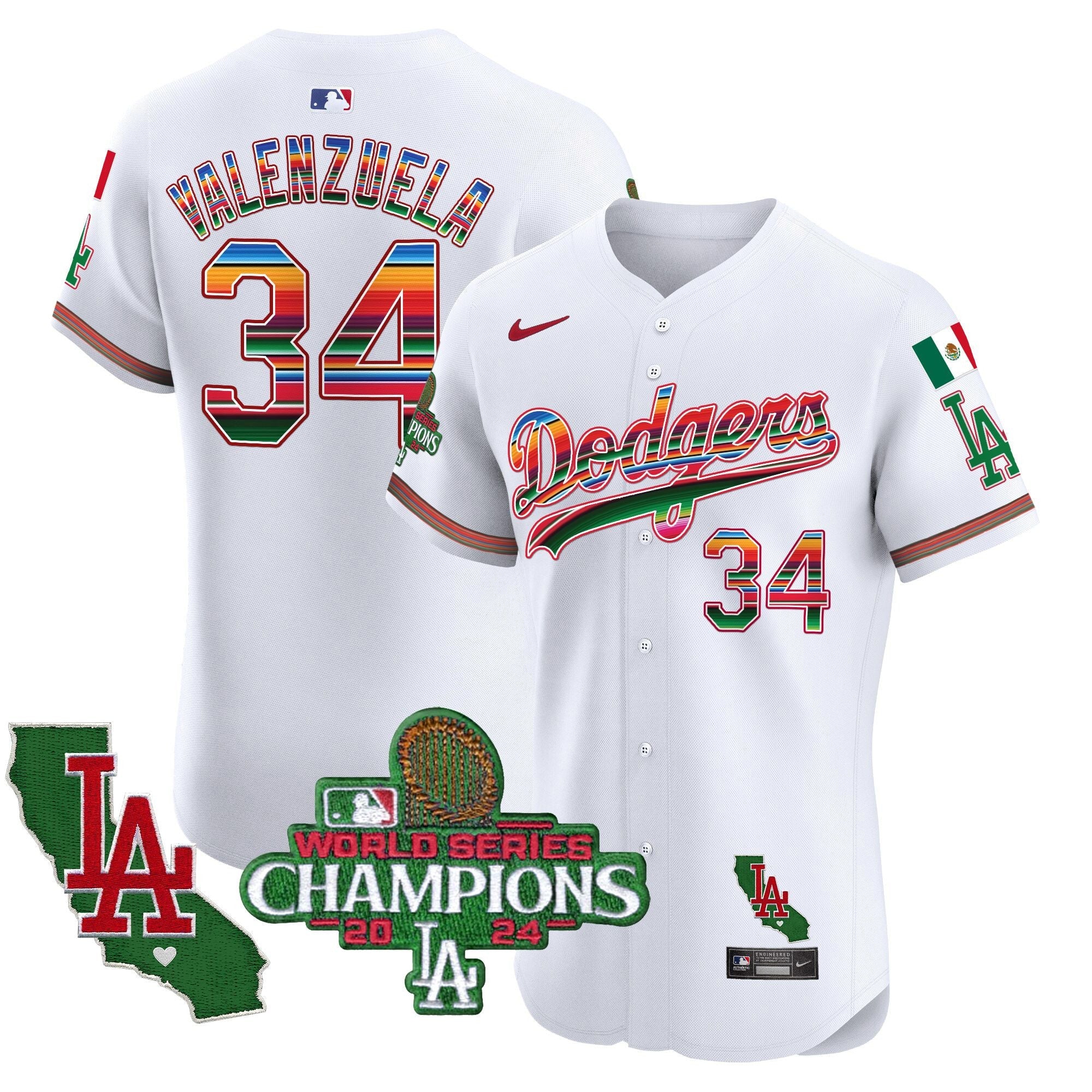 Men’s Mexico 2024 World Series Champions Vapor Premier Elite Jersey