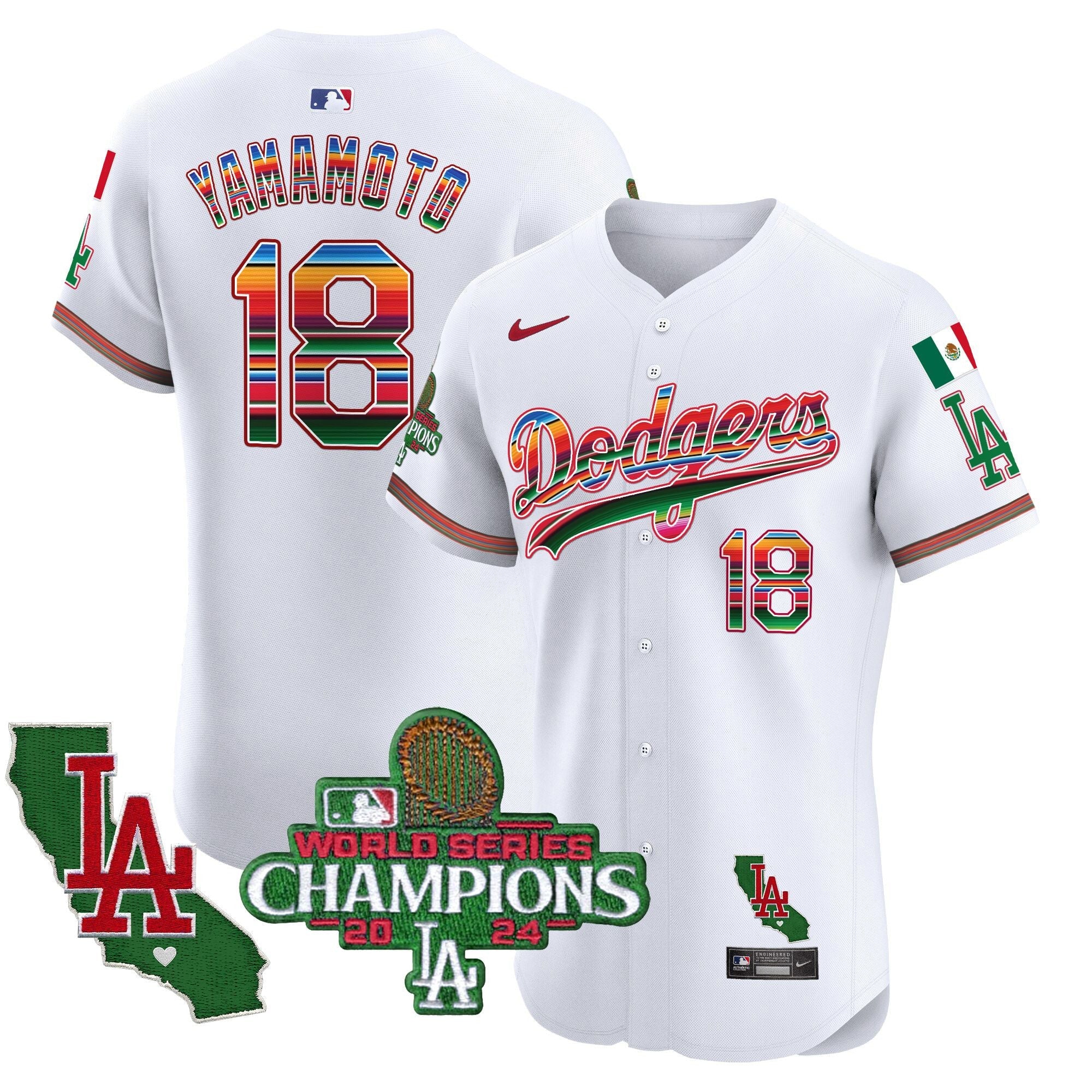 Men’s Mexico 2024 World Series Champions Vapor Premier Elite Jersey
