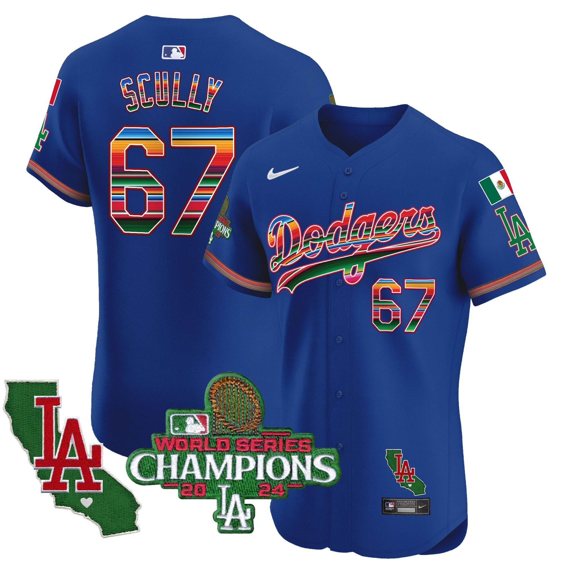 Men’s Mexico 2024 World Series Champions Vapor Premier Elite Jersey