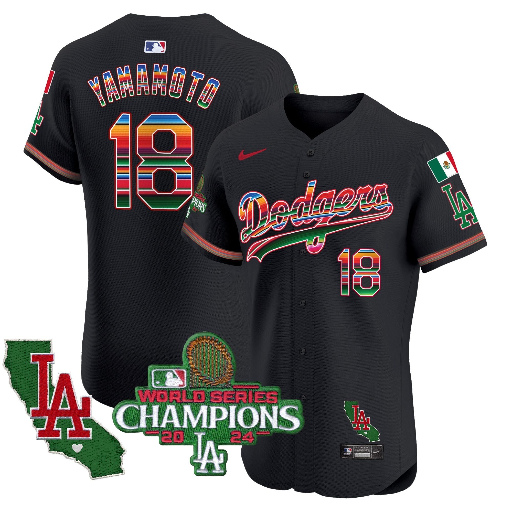 Men’s Mexico 2024 World Series Champions Vapor Premier Elite Jersey