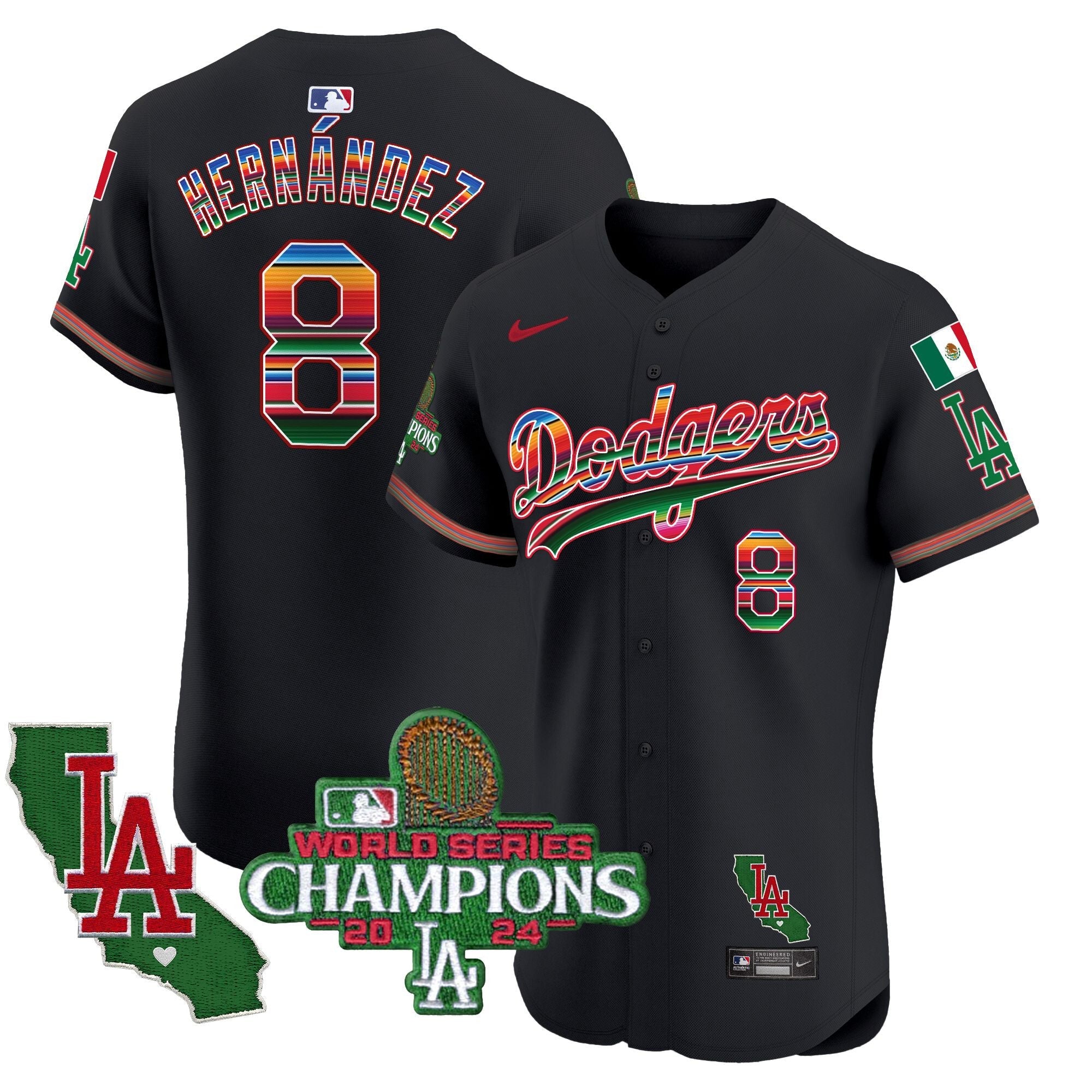 Men’s Mexico 2024 World Series Champions Vapor Premier Elite Jersey