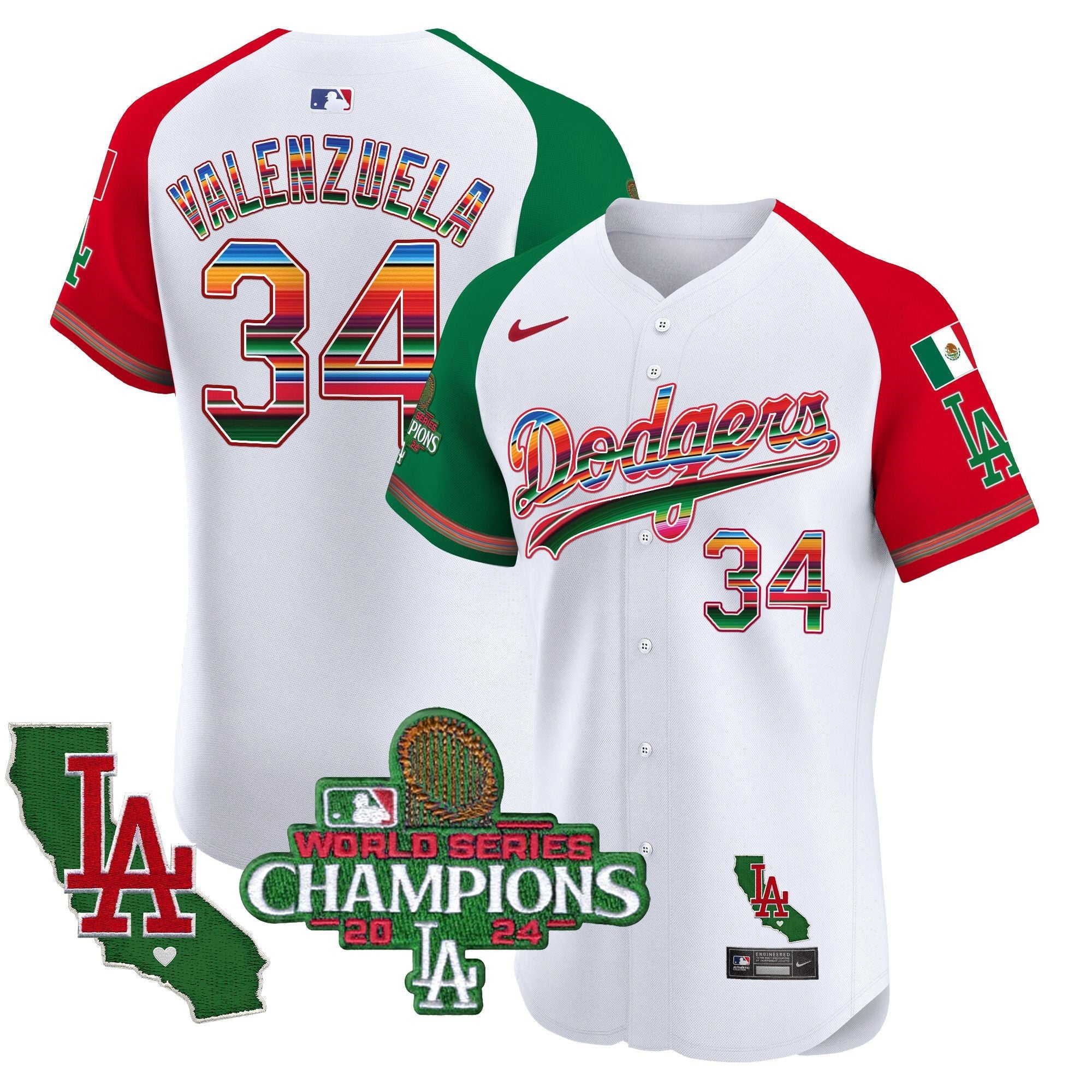 Men’s Mexico 2024 World Series Champions Vapor Premier Elite Jersey