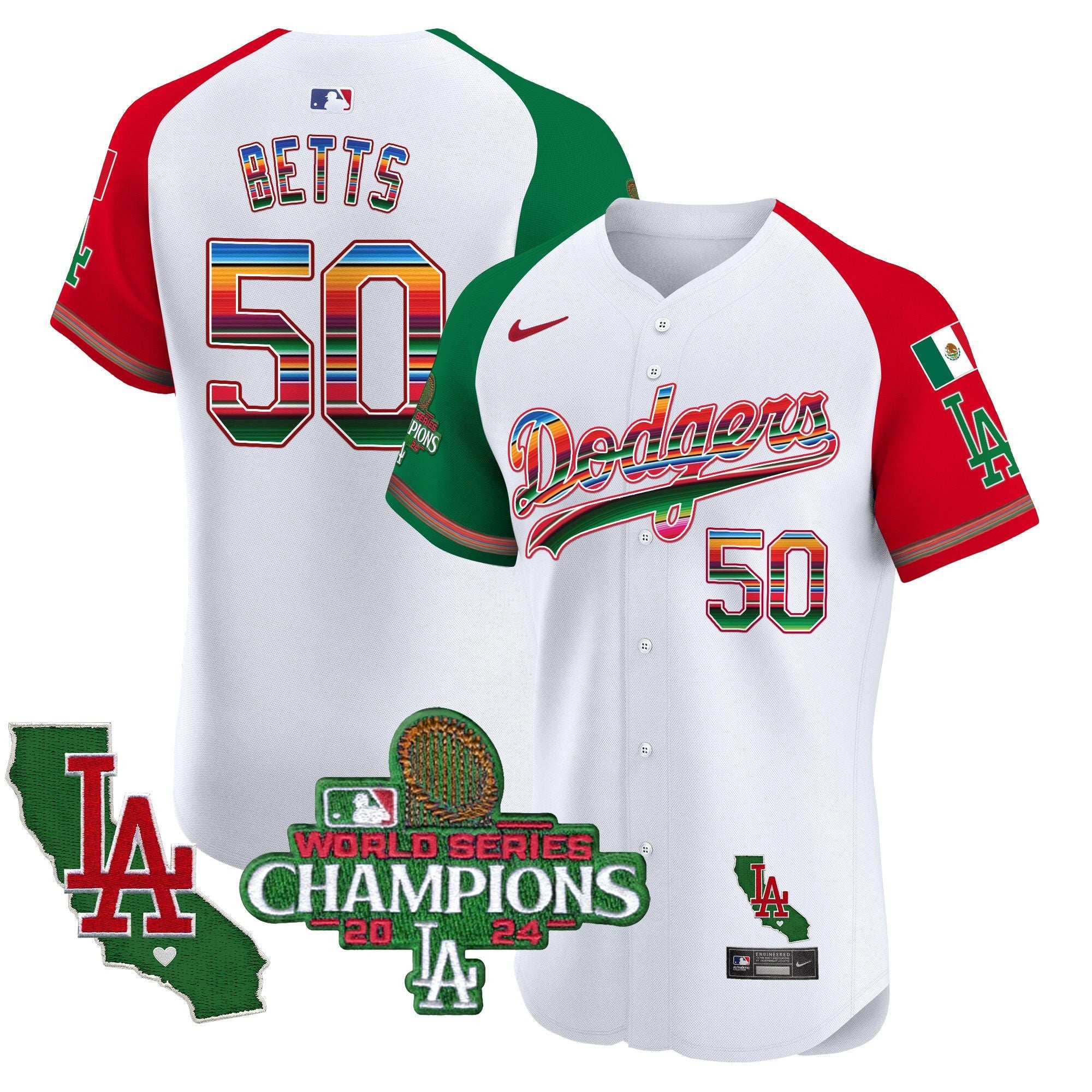 Men’s Mexico 2024 World Series Champions Vapor Premier Elite Jersey