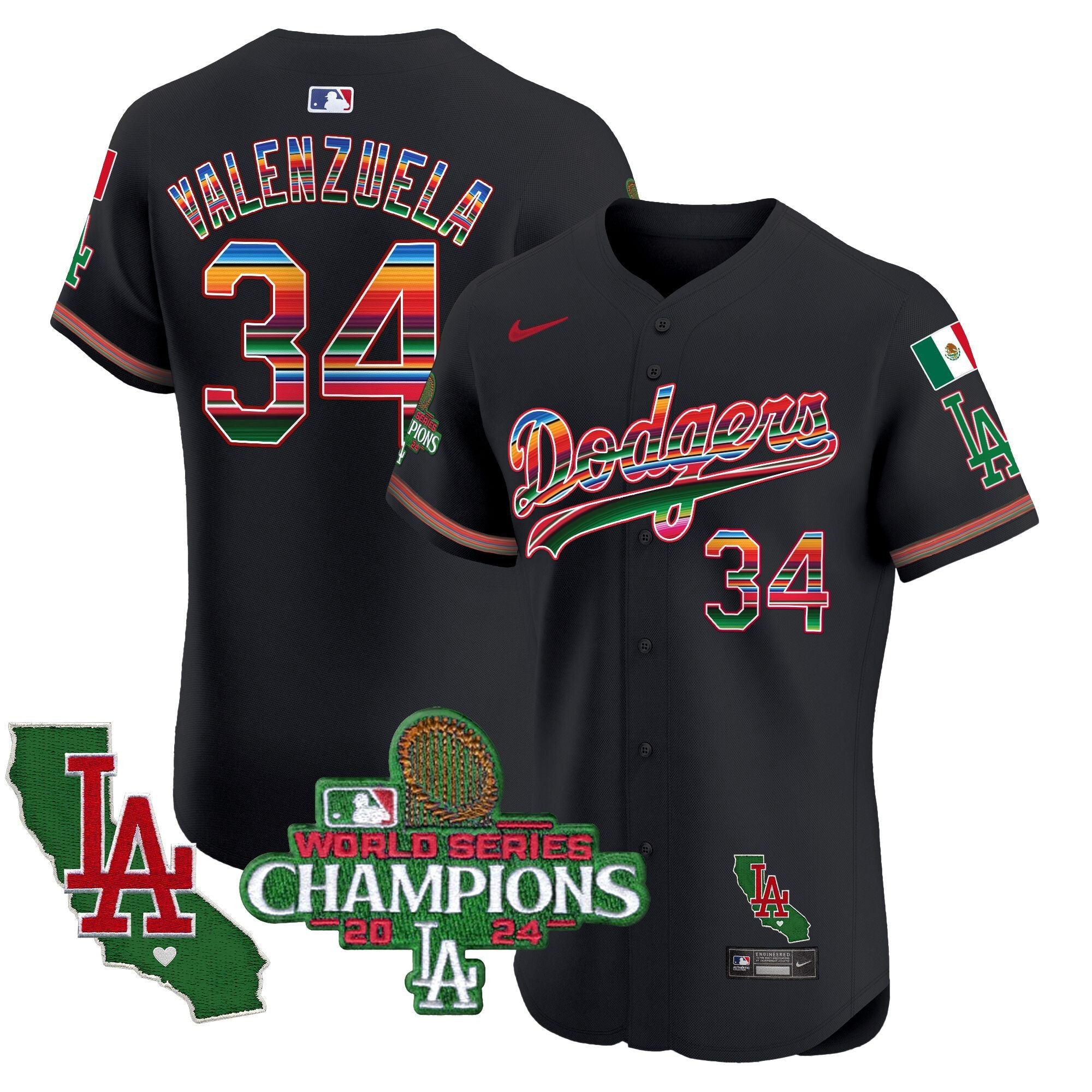 Men’s Mexico 2024 World Series Champions Vapor Premier Elite Jersey