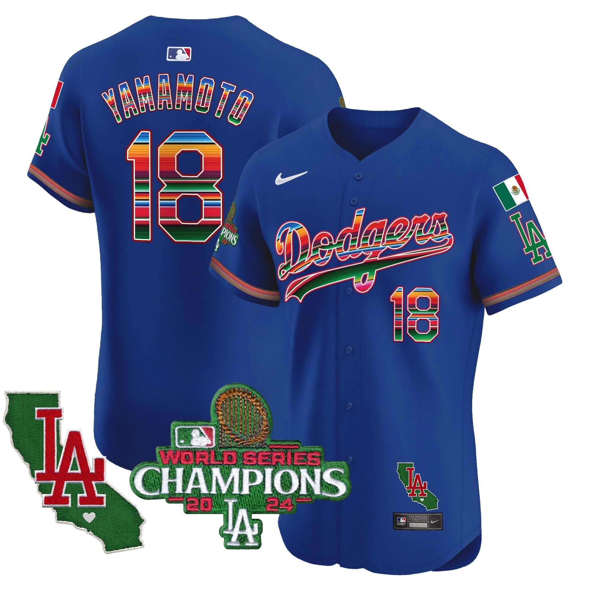 Men’s Mexico 2024 World Series Champions Vapor Premier Elite Jersey
