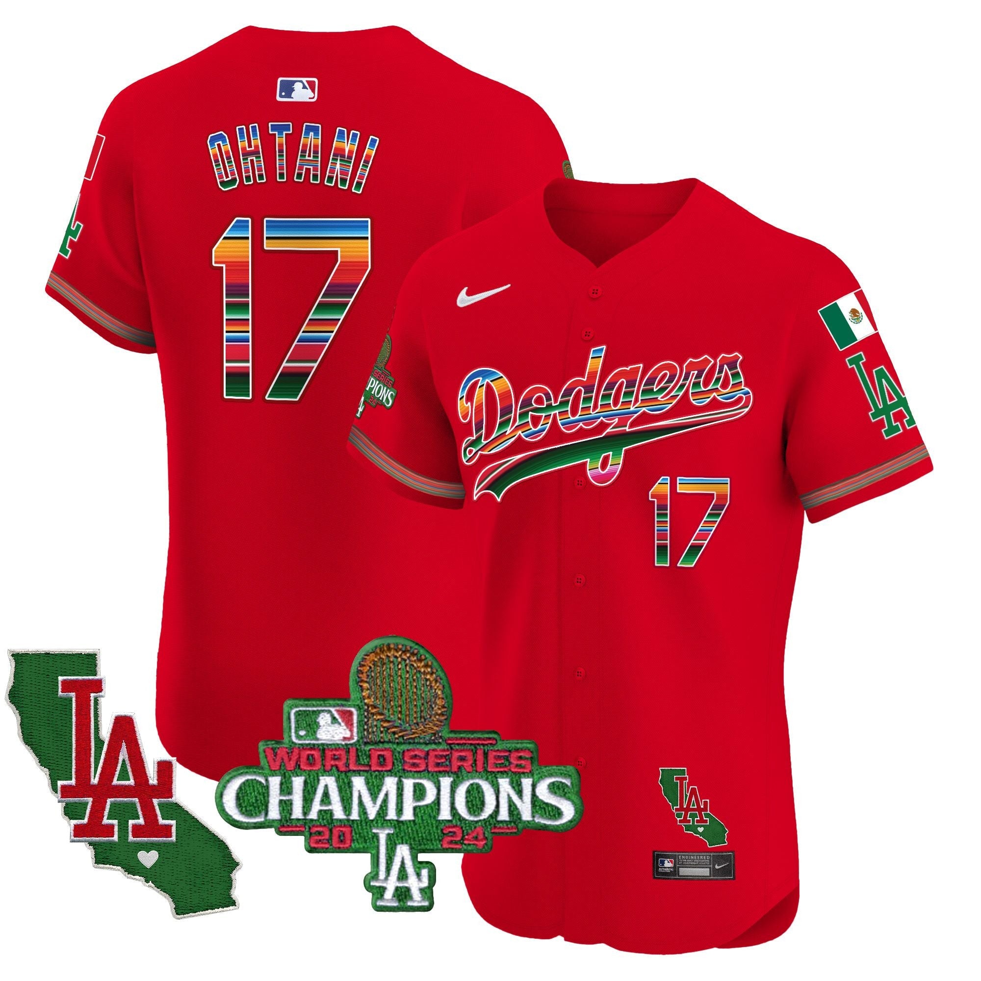 Men’s Mexico 2024 World Series Champions Vapor Premier Elite Jersey