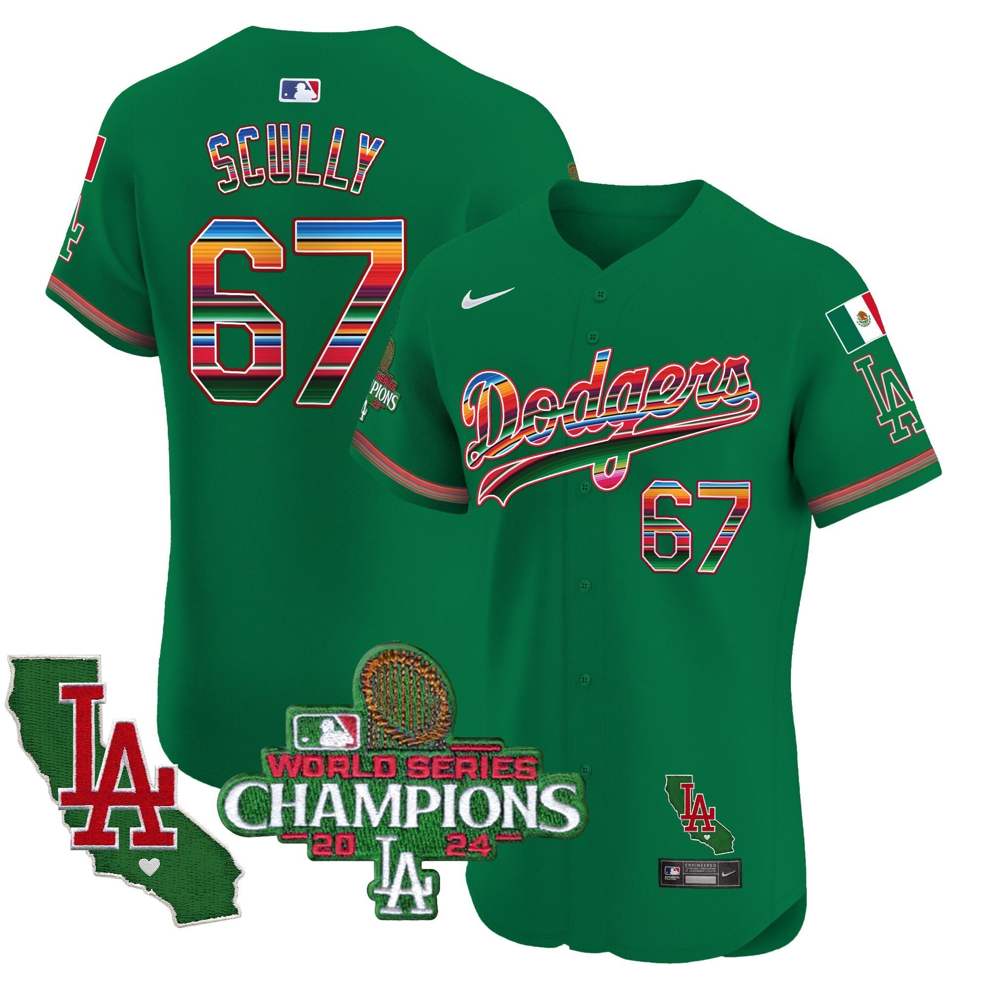 Men’s Mexico 2024 World Series Champions Vapor Premier Elite Jersey