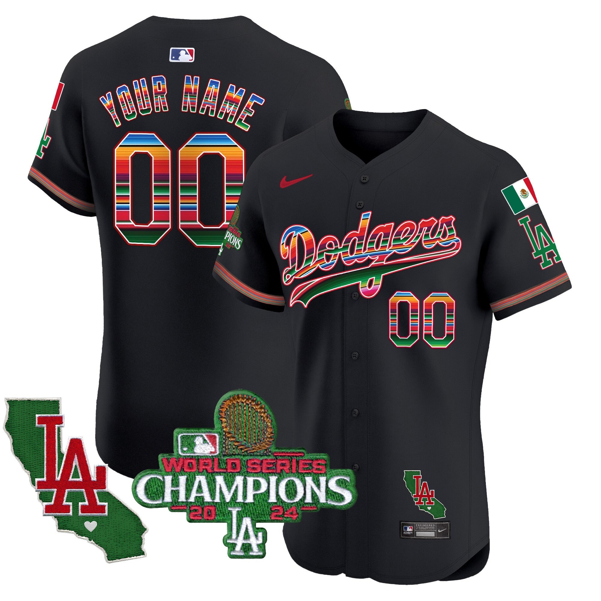 Mexico 2024 World Series Champions Vapor Premier Elite Custom Jersey