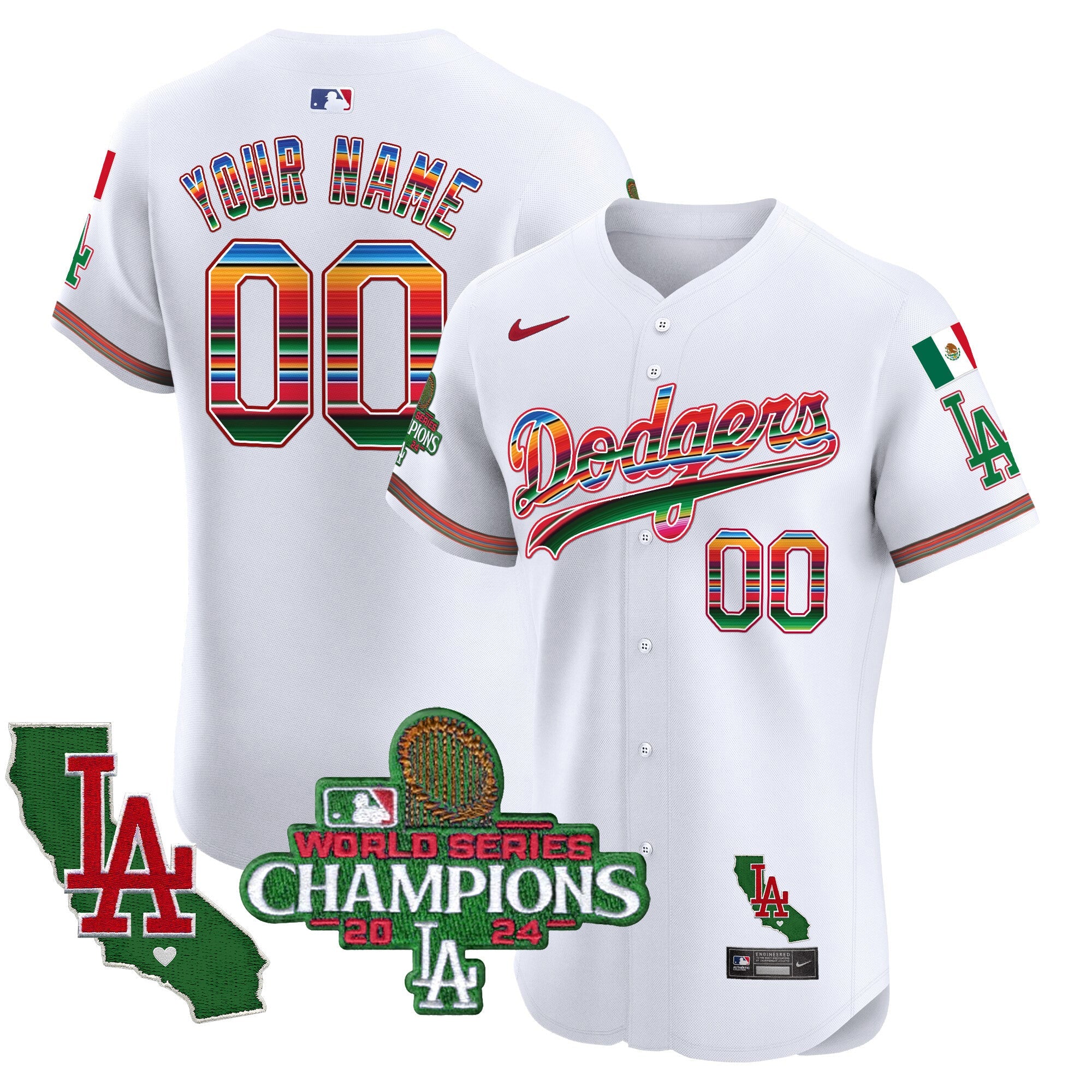 Mexico 2024 World Series Champions Vapor Premier Elite Custom Jersey