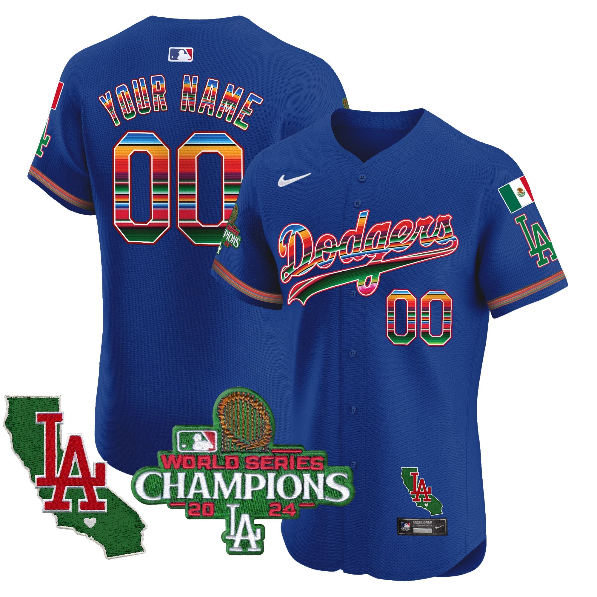 Mexico 2024 World Series Champions Vapor Premier Elite Custom Jersey