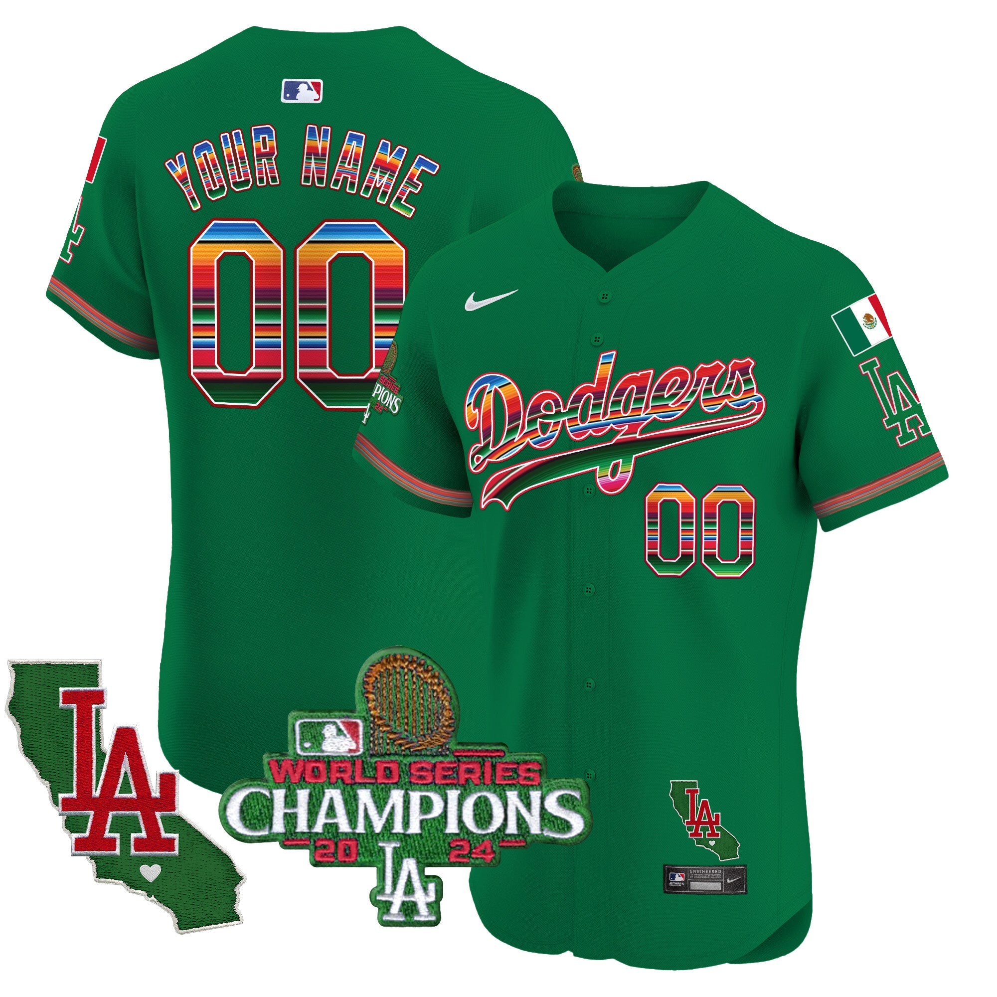 Mexico 2024 World Series Champions Vapor Premier Elite Custom Jersey