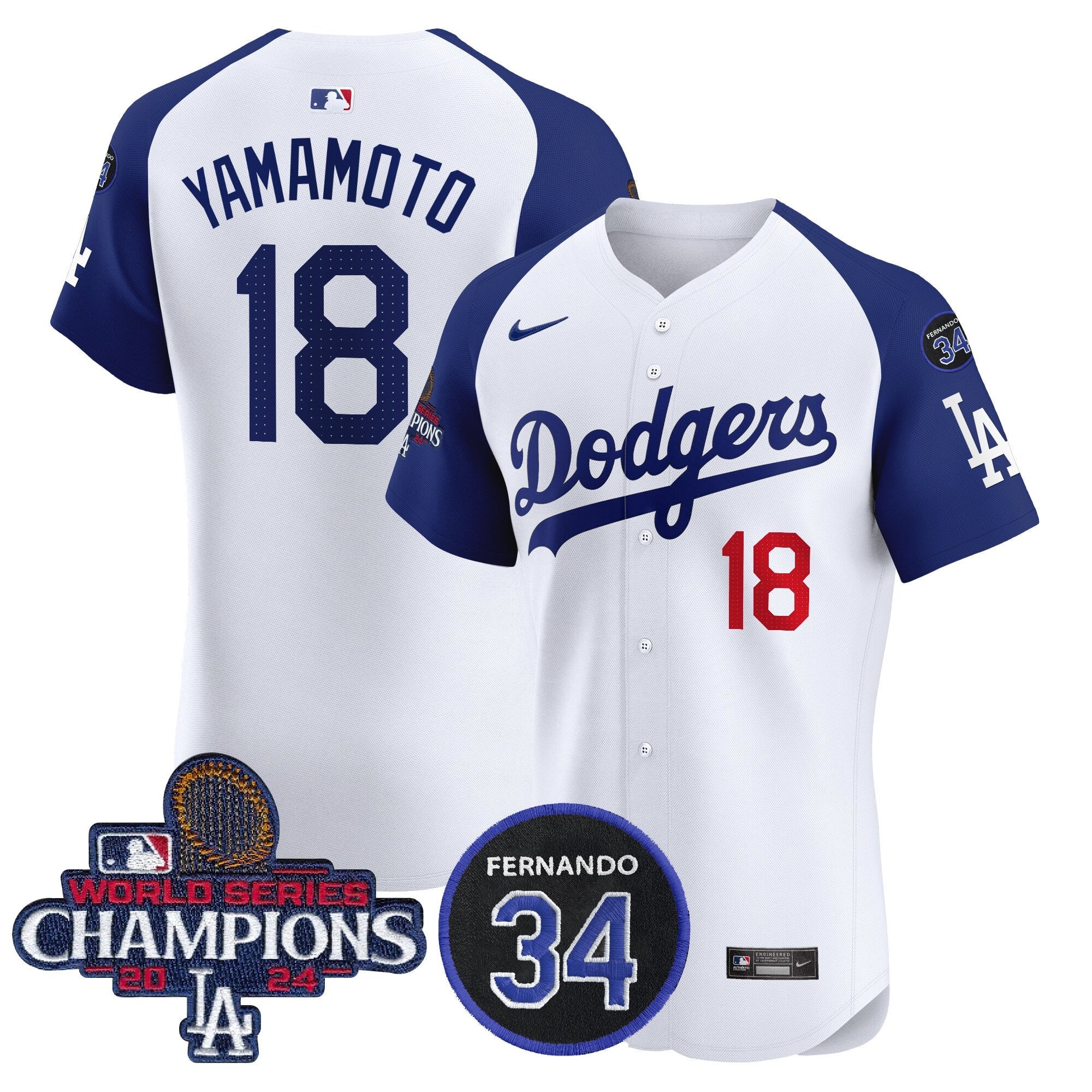 Men’s 2024 World Series Champions Patch Vapor Premier Elite Jersey V2