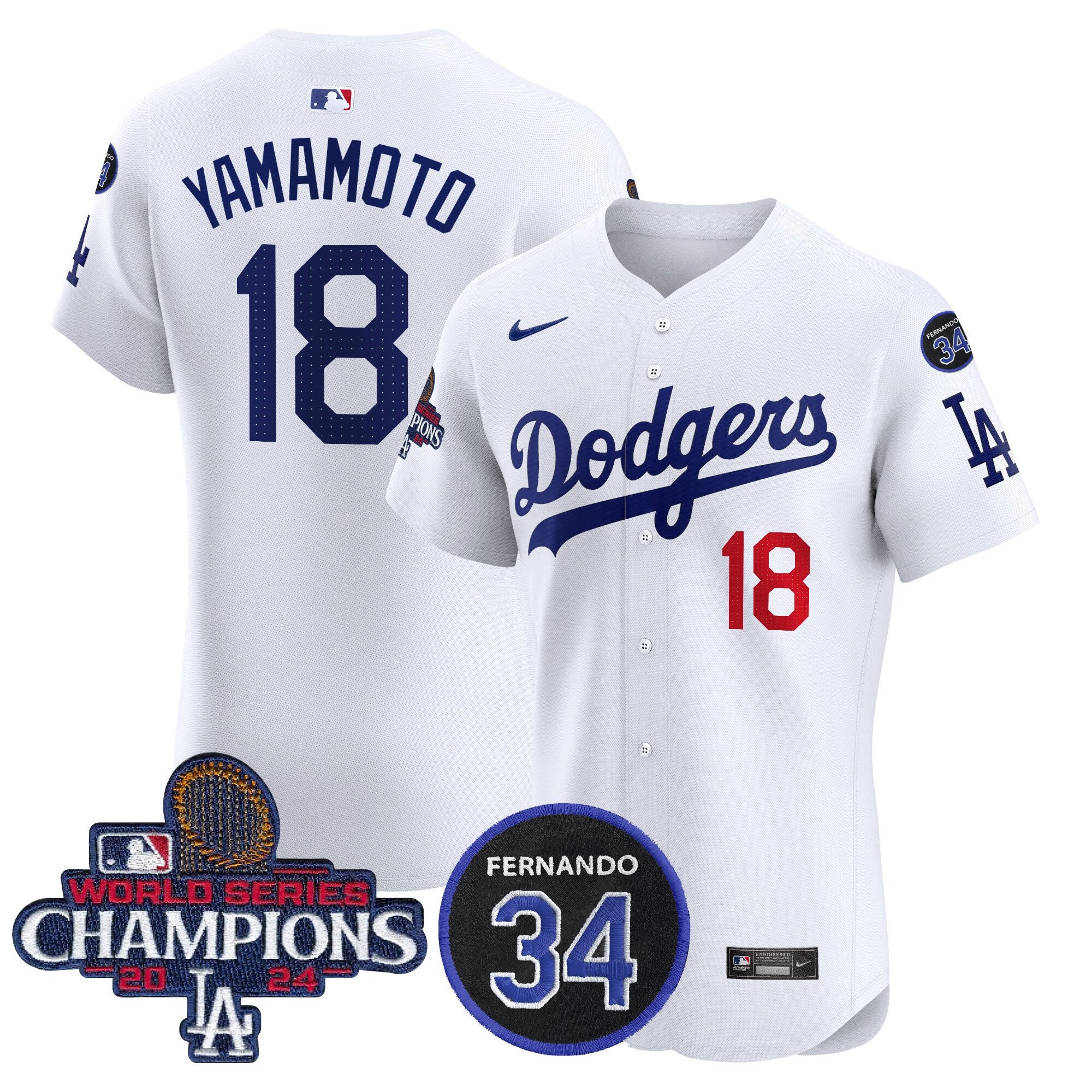 Men’s 2024 World Series Champions Patch Vapor Premier Elite Jersey V2