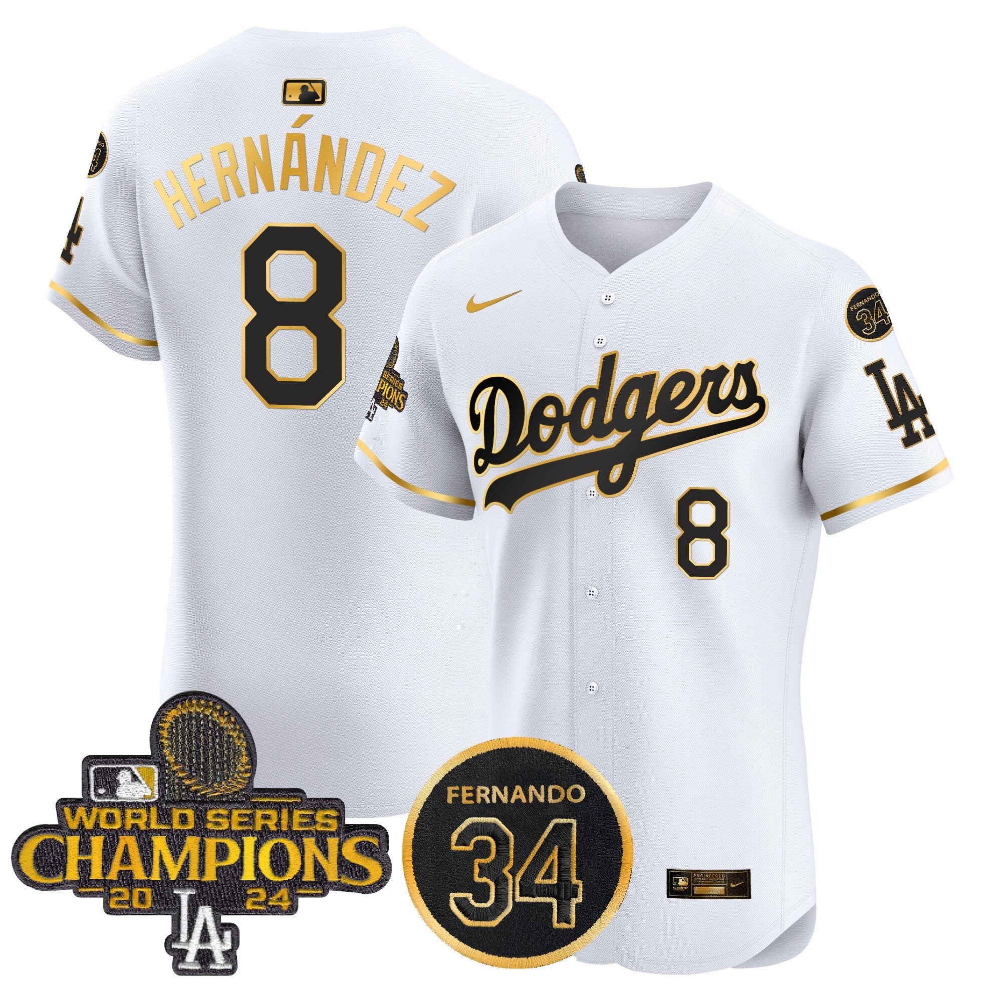 Men’s 2024 World Series Champions Patch Vapor Premier Elite Jersey V2