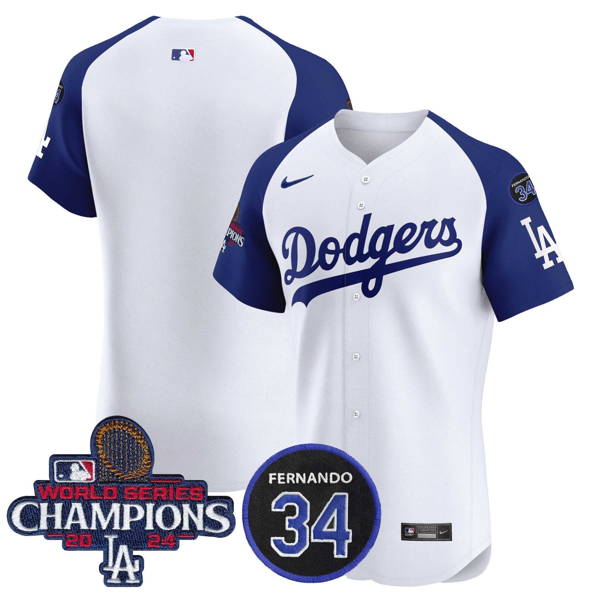 Men’s 2024 World Series Champions Patch Vapor Premier Elite Jersey V2