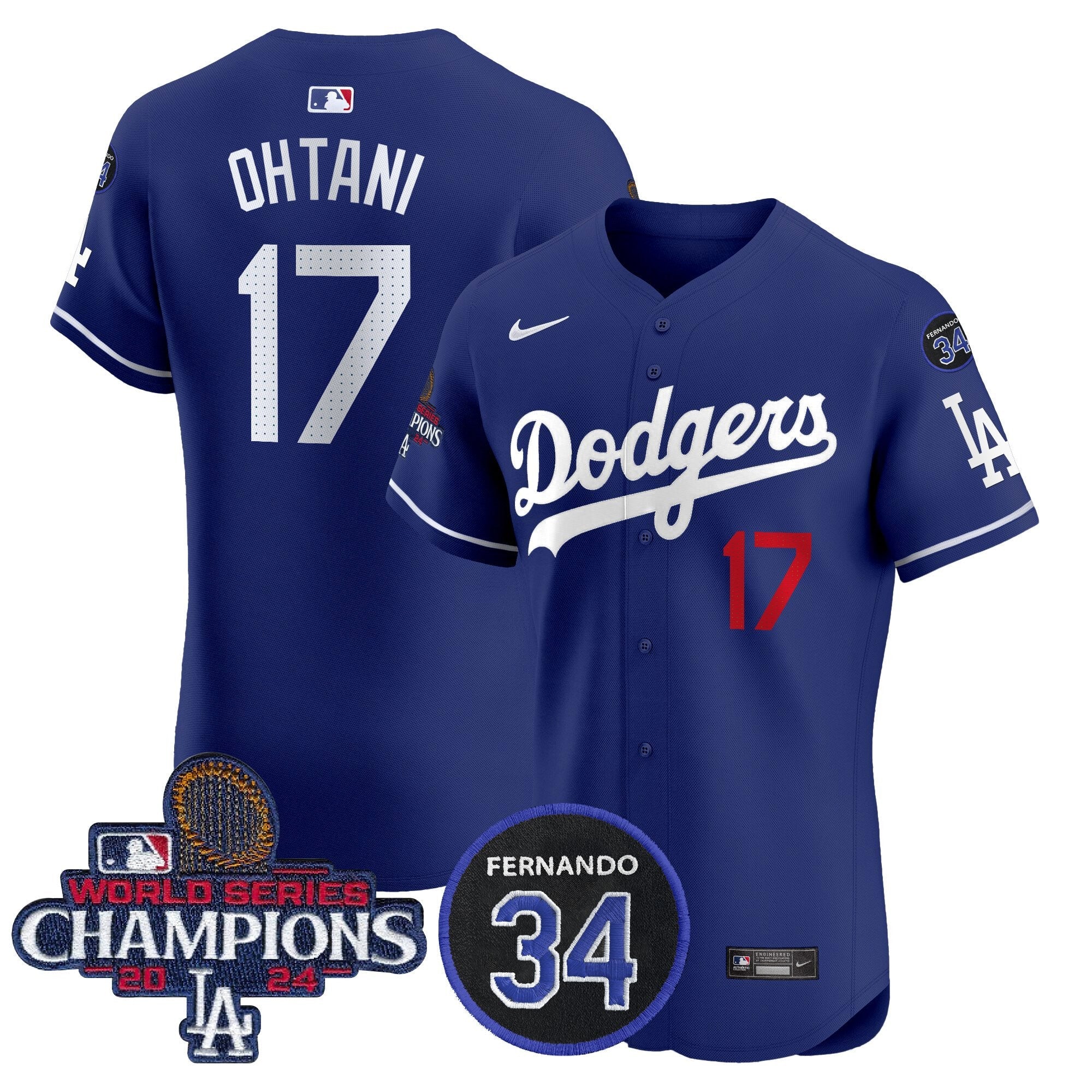 Men’s 2024 World Series Champions Patch Vapor Premier Elite Jersey V2
