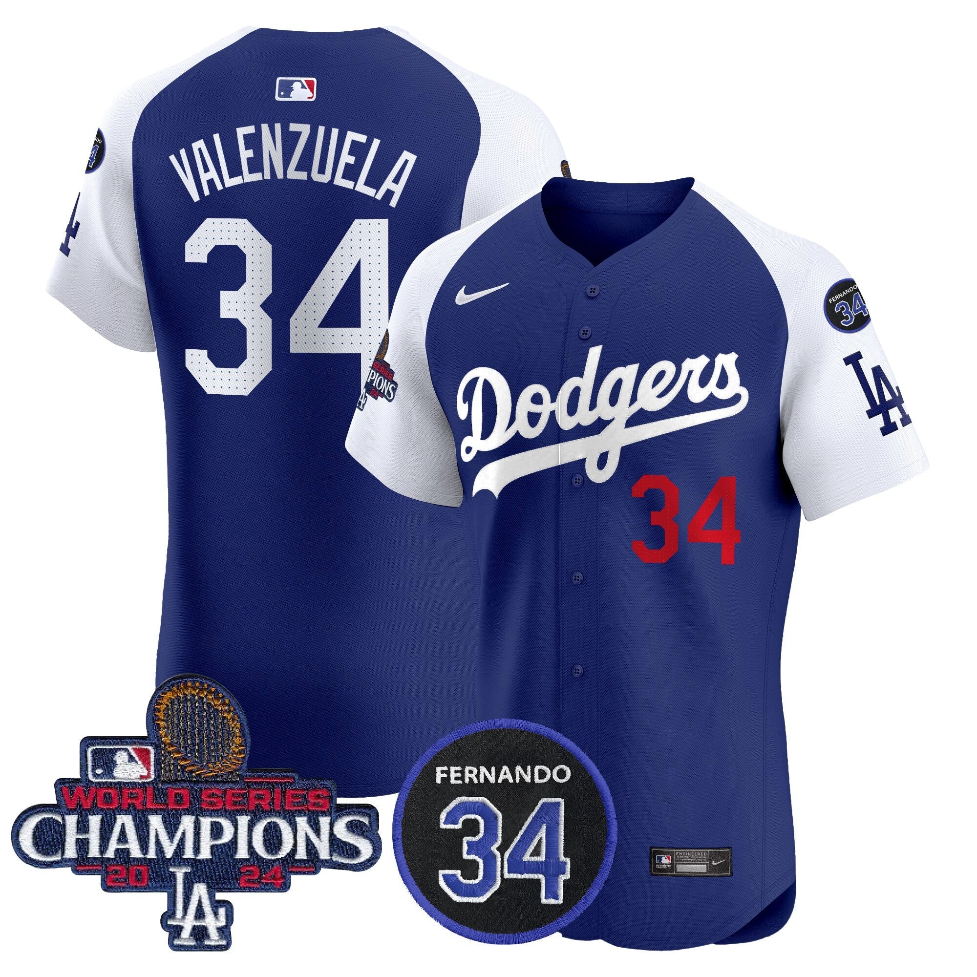 Men’s 2024 World Series Champions Patch Vapor Premier Elite Jersey V2