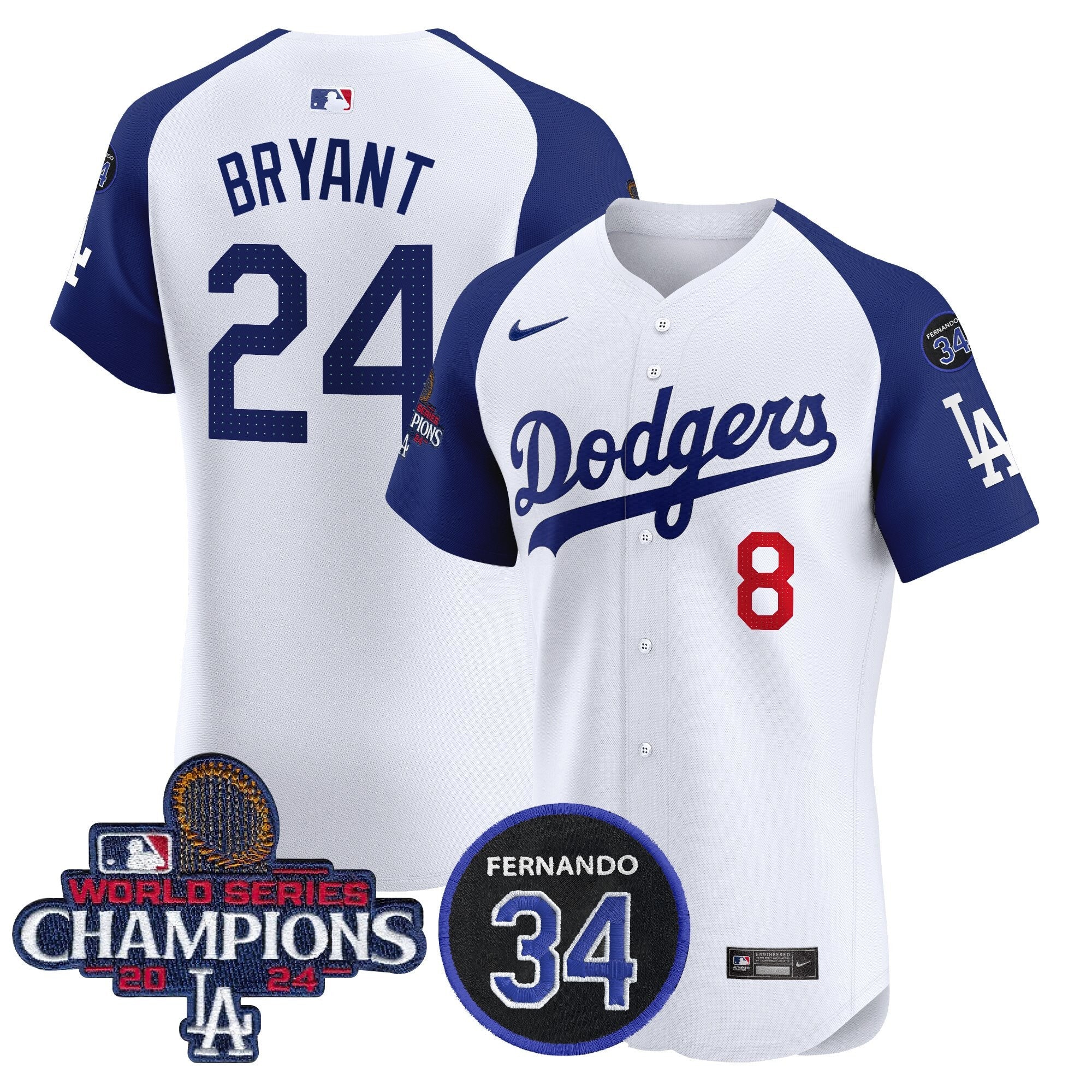 Men’s 2024 World Series Champions Patch Vapor Premier Elite Jersey V2