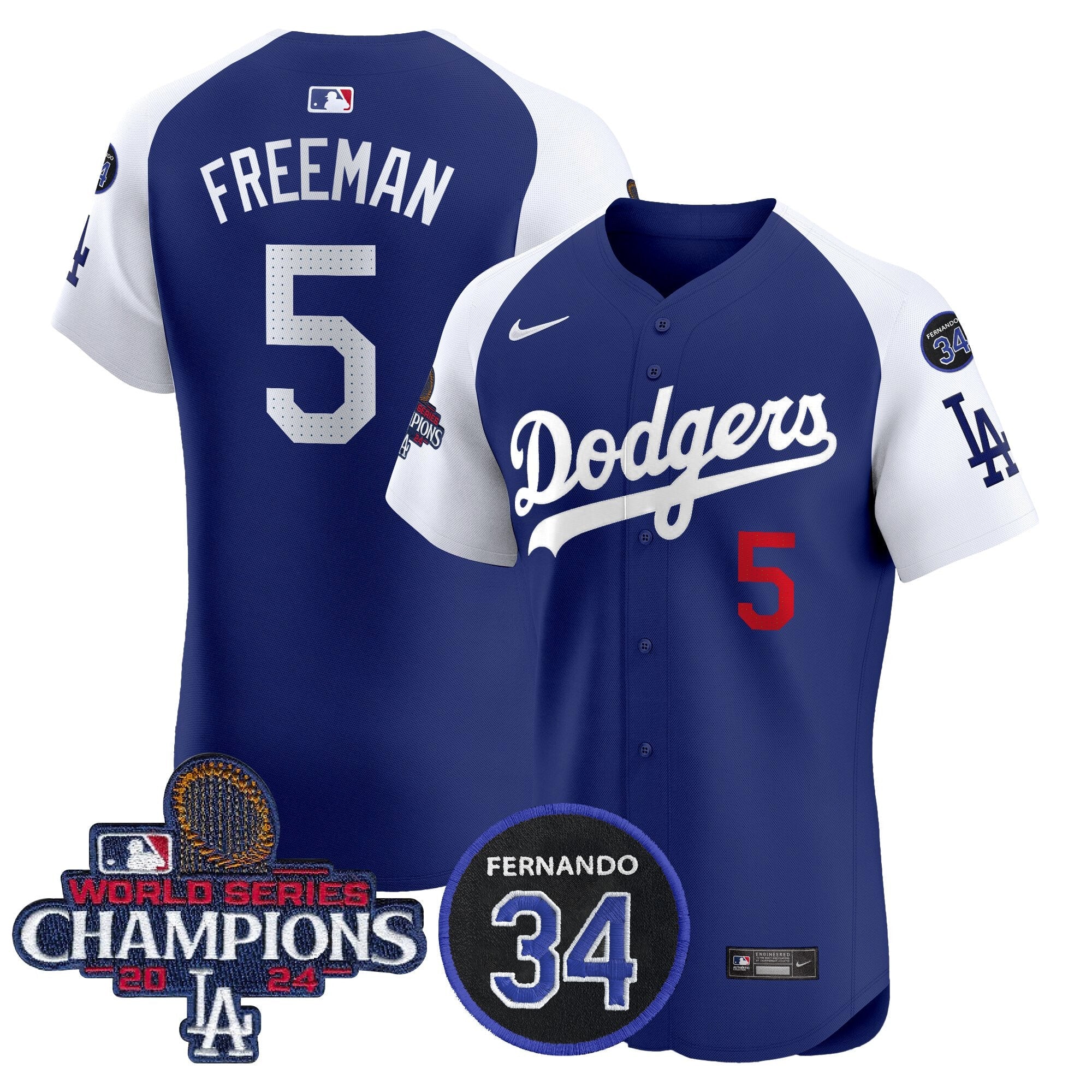 Men’s 2024 World Series Champions Patch Vapor Premier Elite Jersey V2