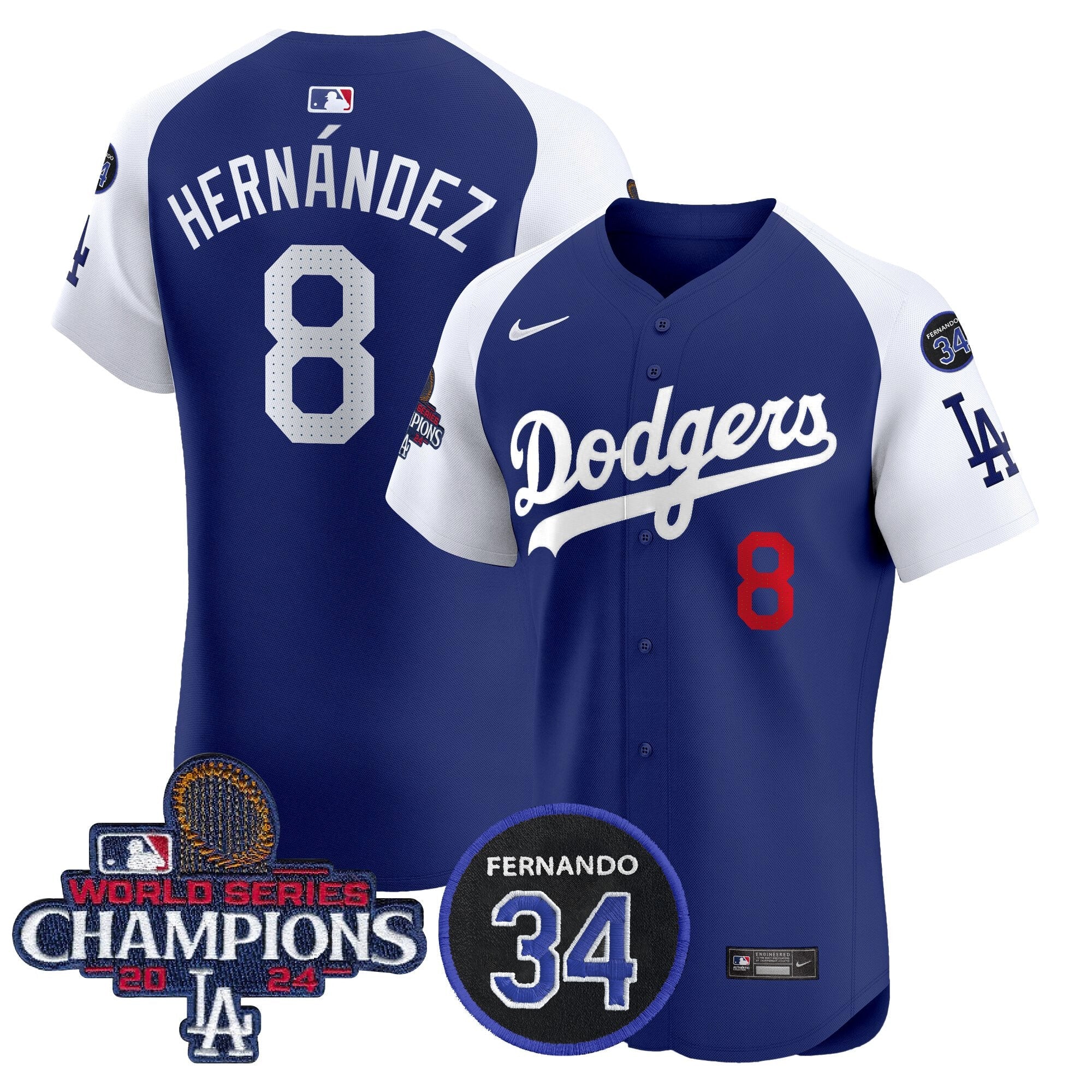 Men’s 2024 World Series Champions Patch Vapor Premier Elite Jersey V2
