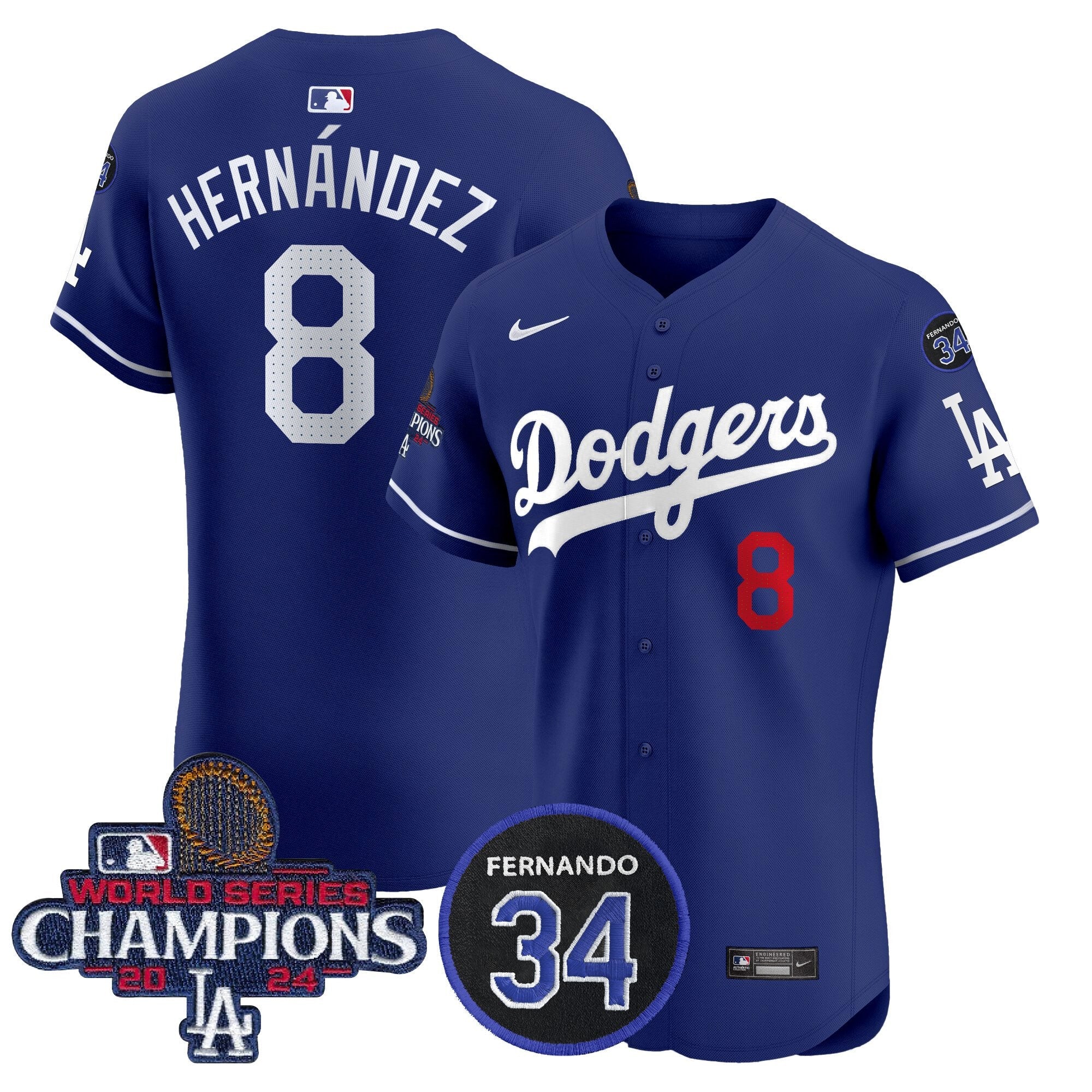 Men’s 2024 World Series Champions Patch Vapor Premier Elite Jersey V2