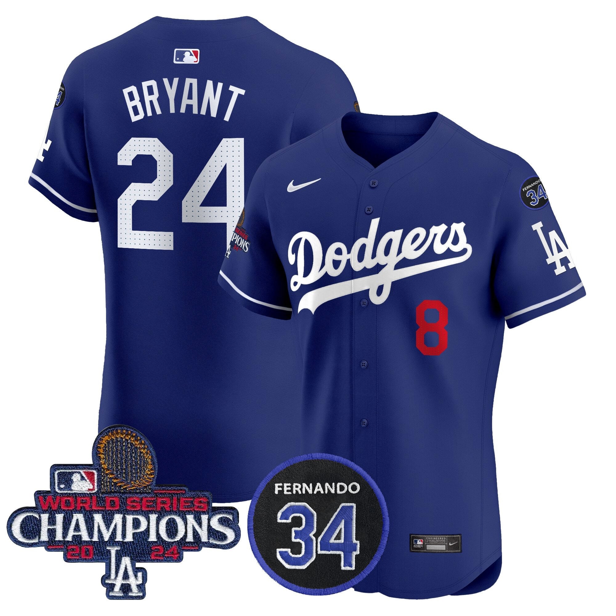 Men’s 2024 World Series Champions Patch Vapor Premier Elite Jersey V2