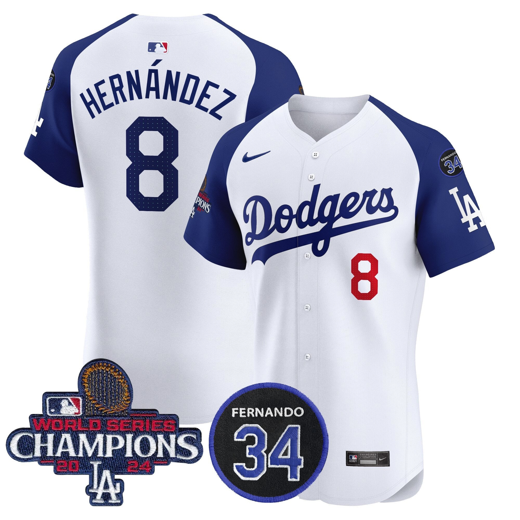 Men’s 2024 World Series Champions Patch Vapor Premier Elite Jersey V2