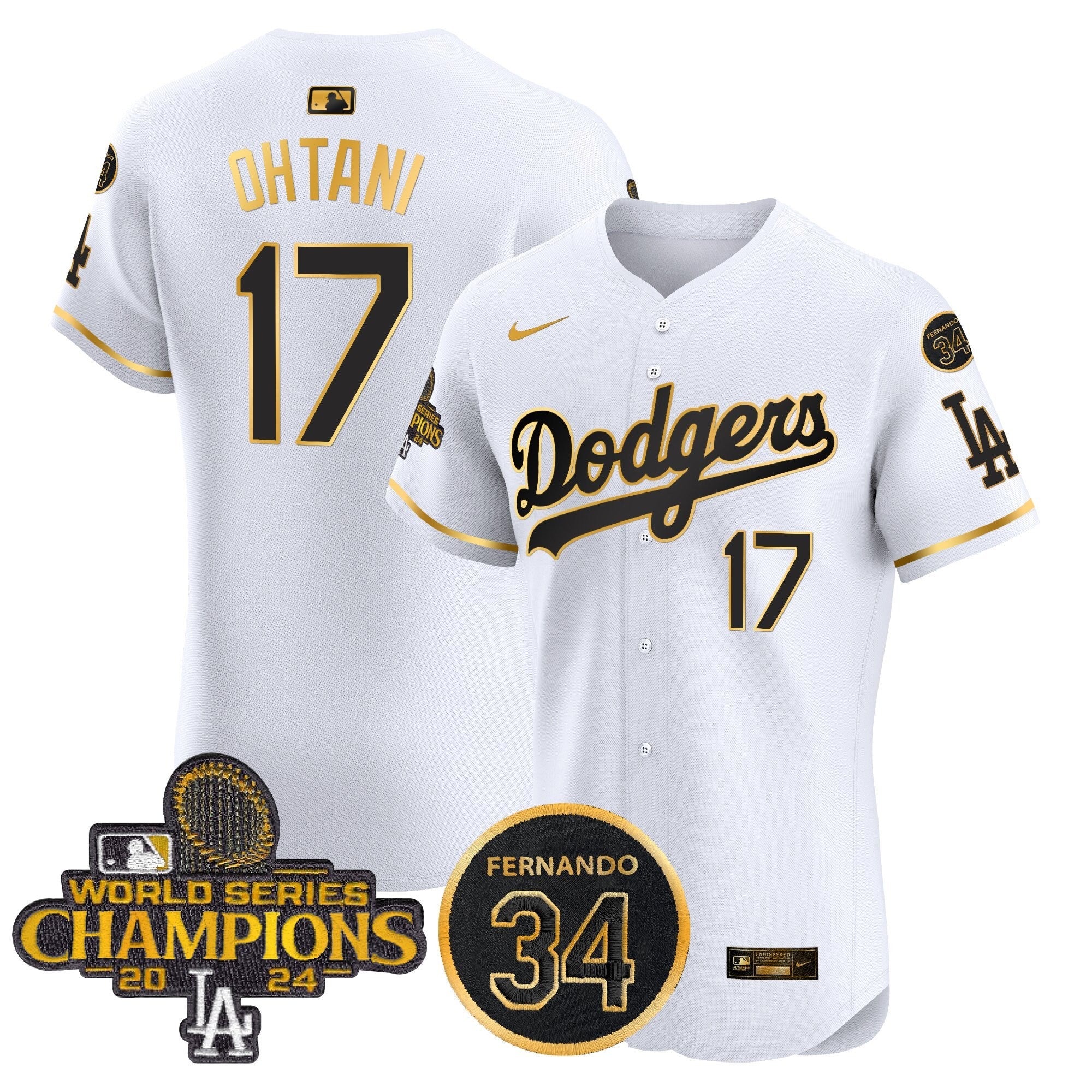 Men’s 2024 World Series Champions Patch Vapor Premier Elite Jersey V2