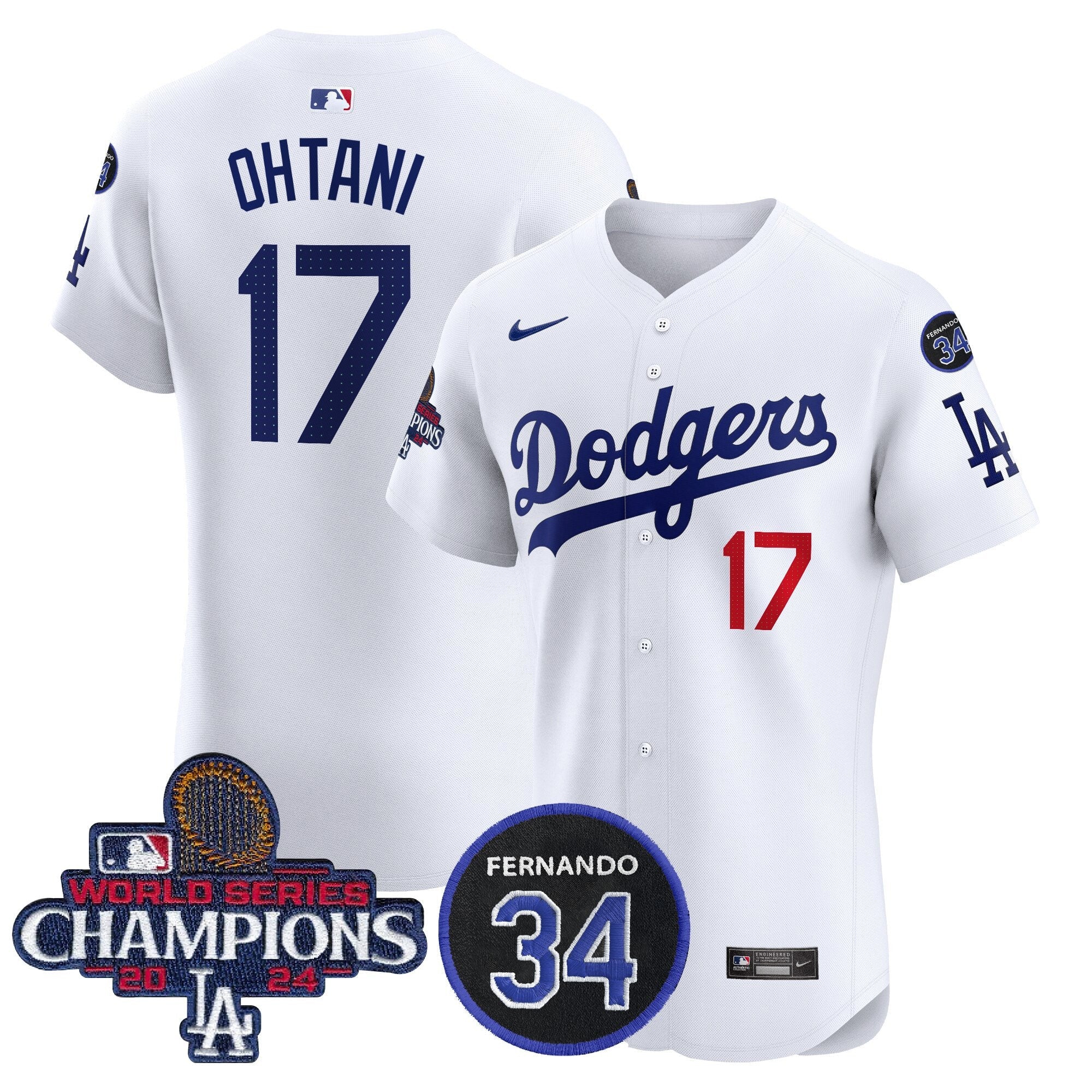 Men’s 2024 World Series Champions Patch Vapor Premier Elite Jersey V2