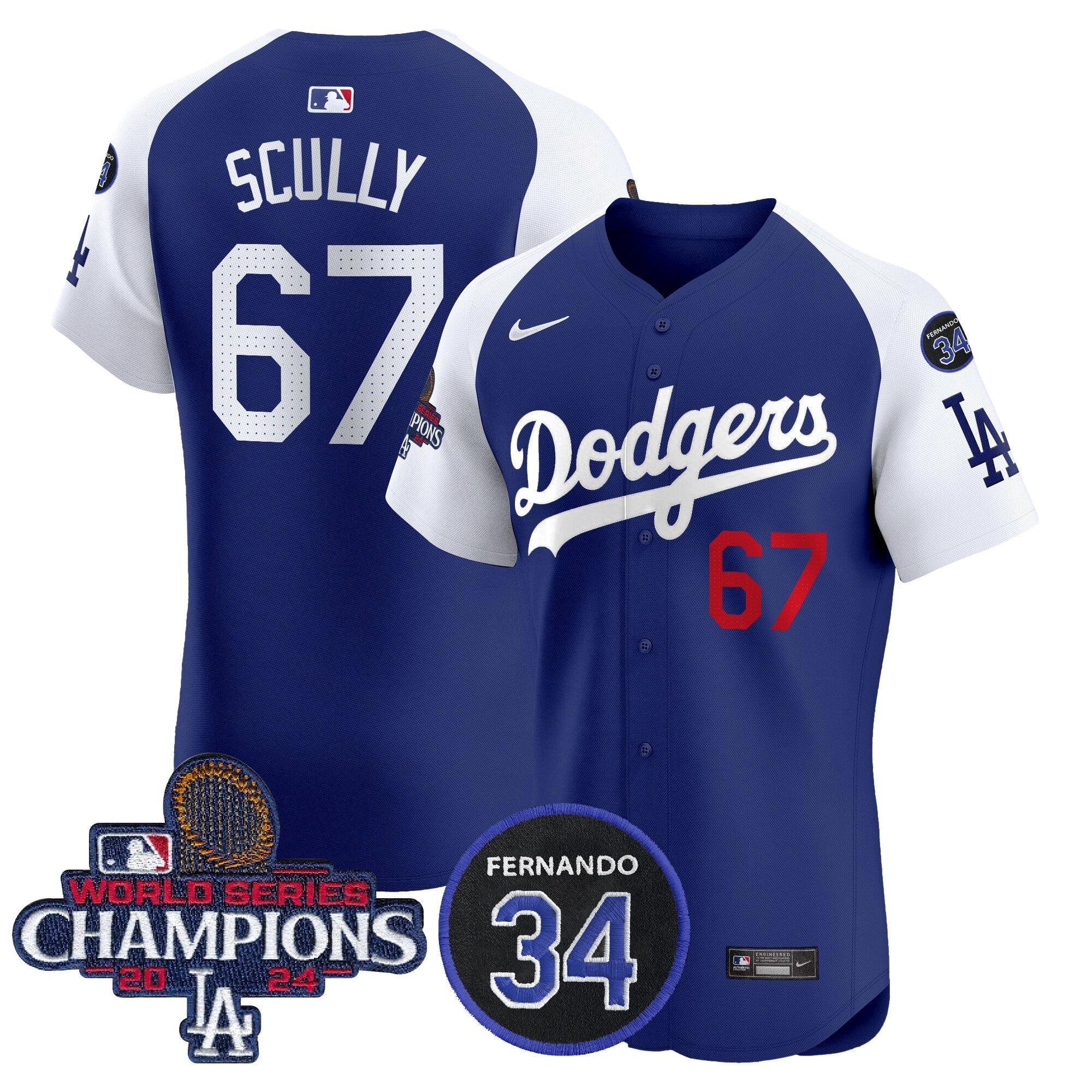 Men’s 2024 World Series Champions Patch Vapor Premier Elite Jersey V2
