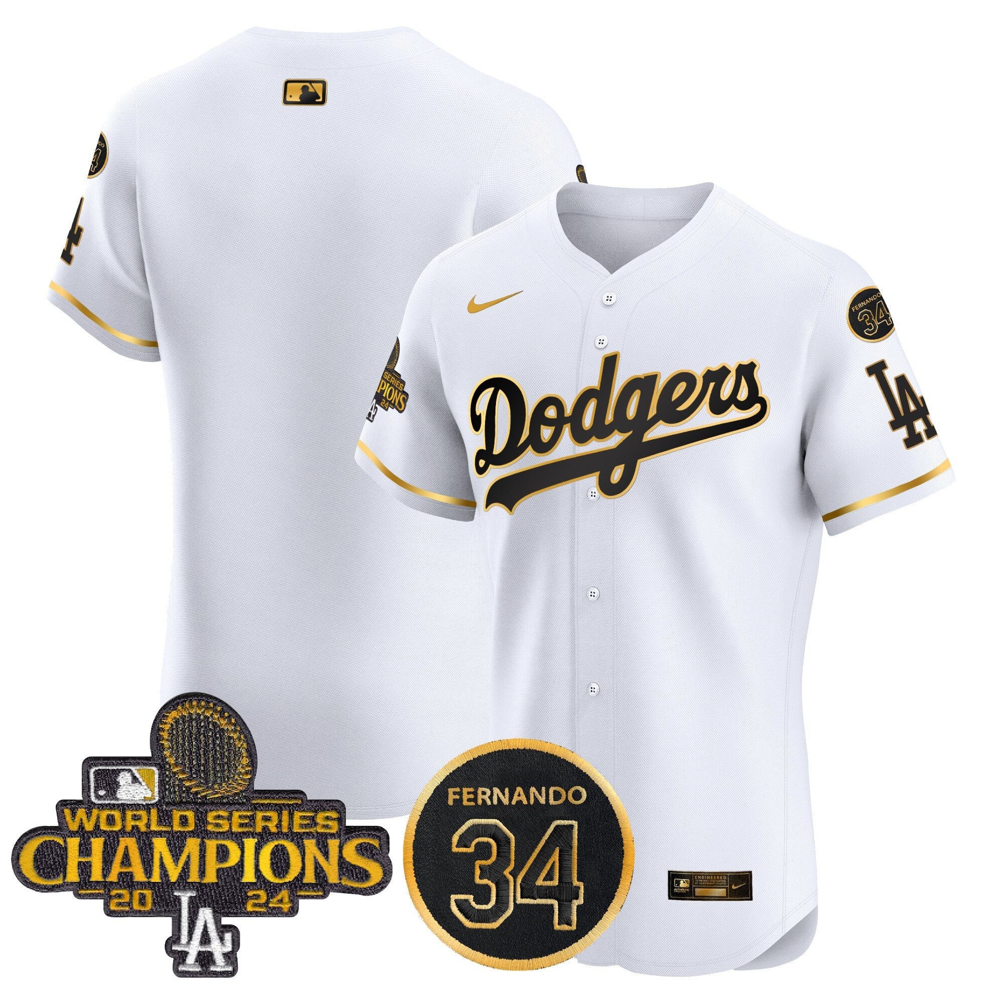 Men’s 2024 World Series Champions Patch Vapor Premier Elite Jersey V2