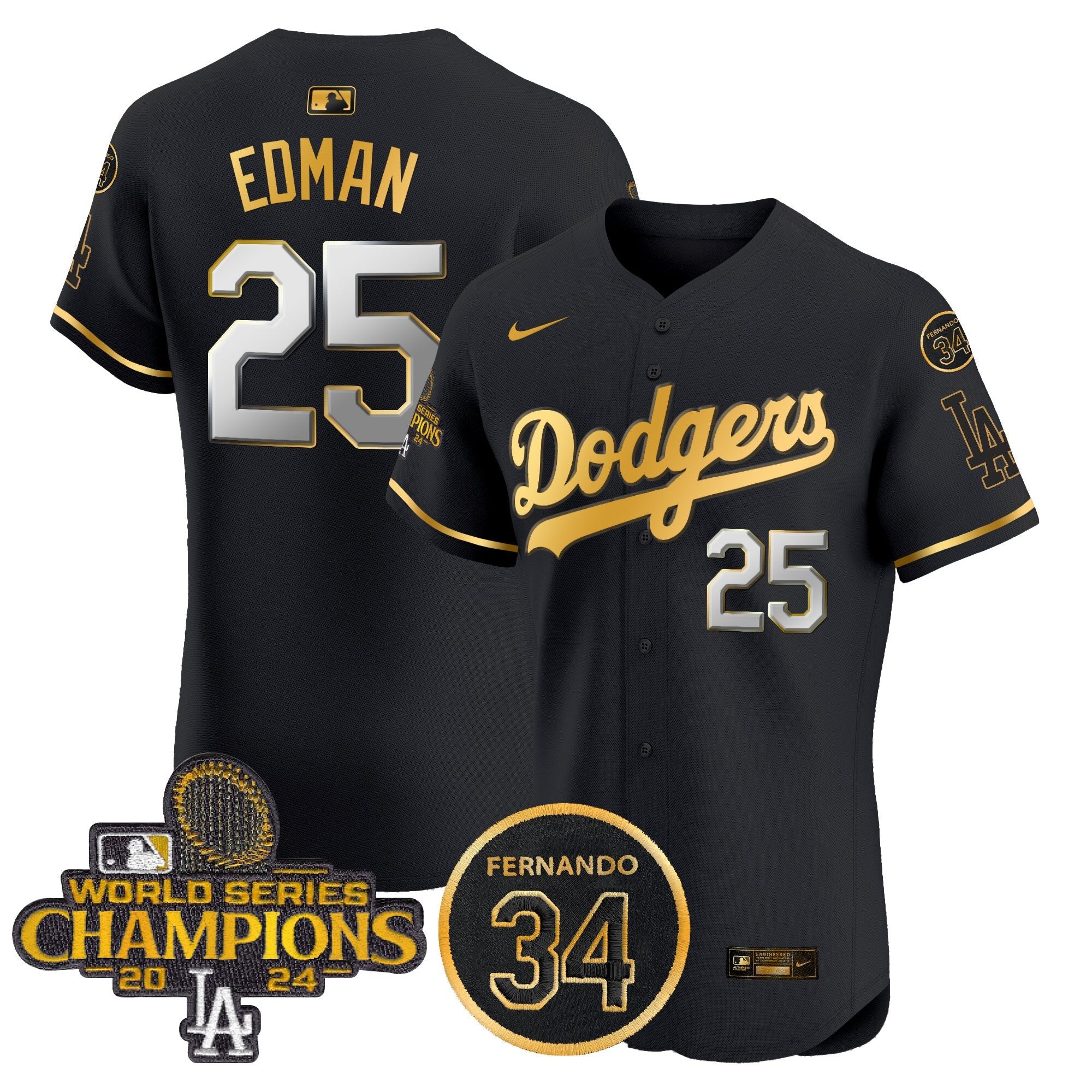 Men’s 2024 World Series Champions Patch Vapor Premier Elite Jersey V2