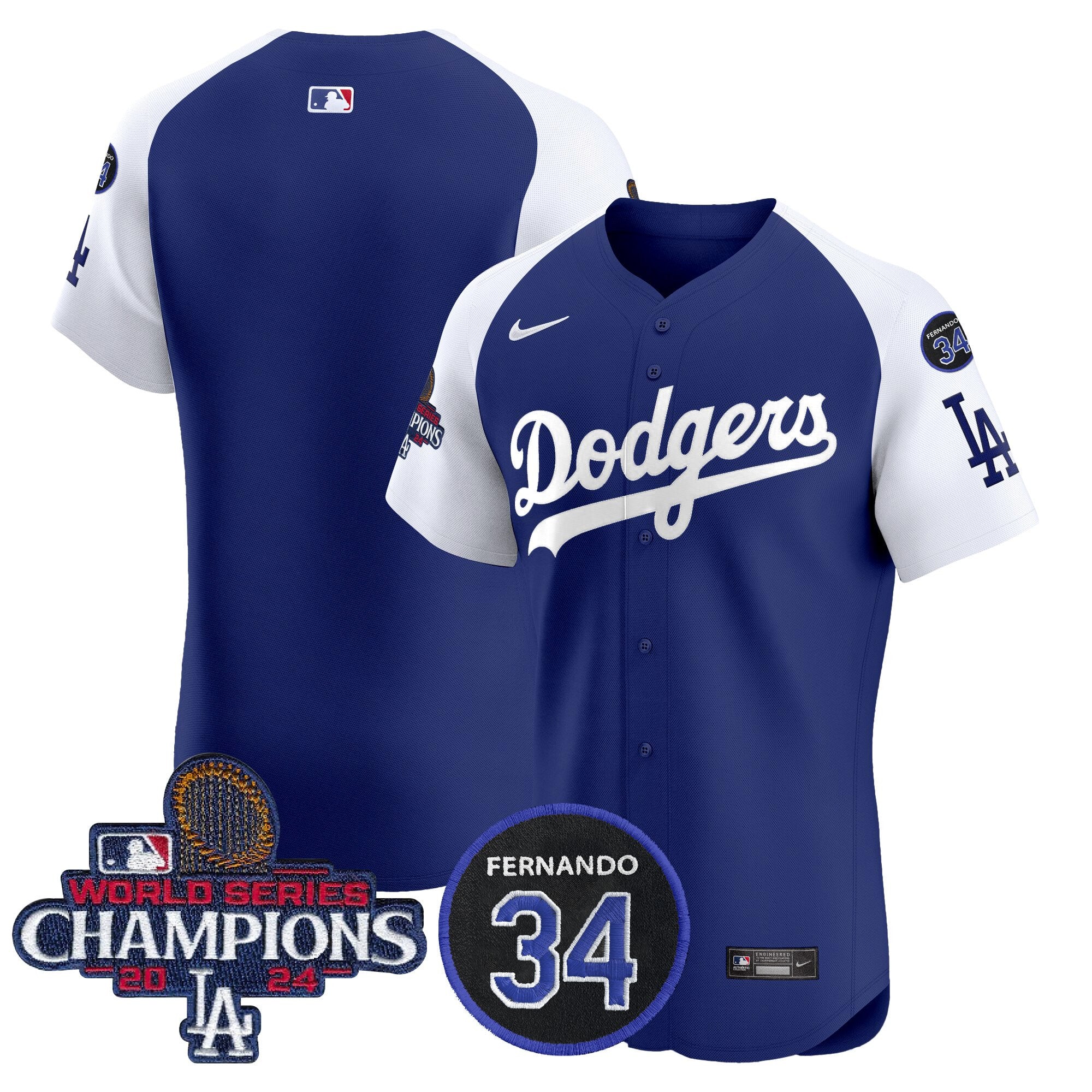 Men’s 2024 World Series Champions Patch Vapor Premier Elite Jersey V2