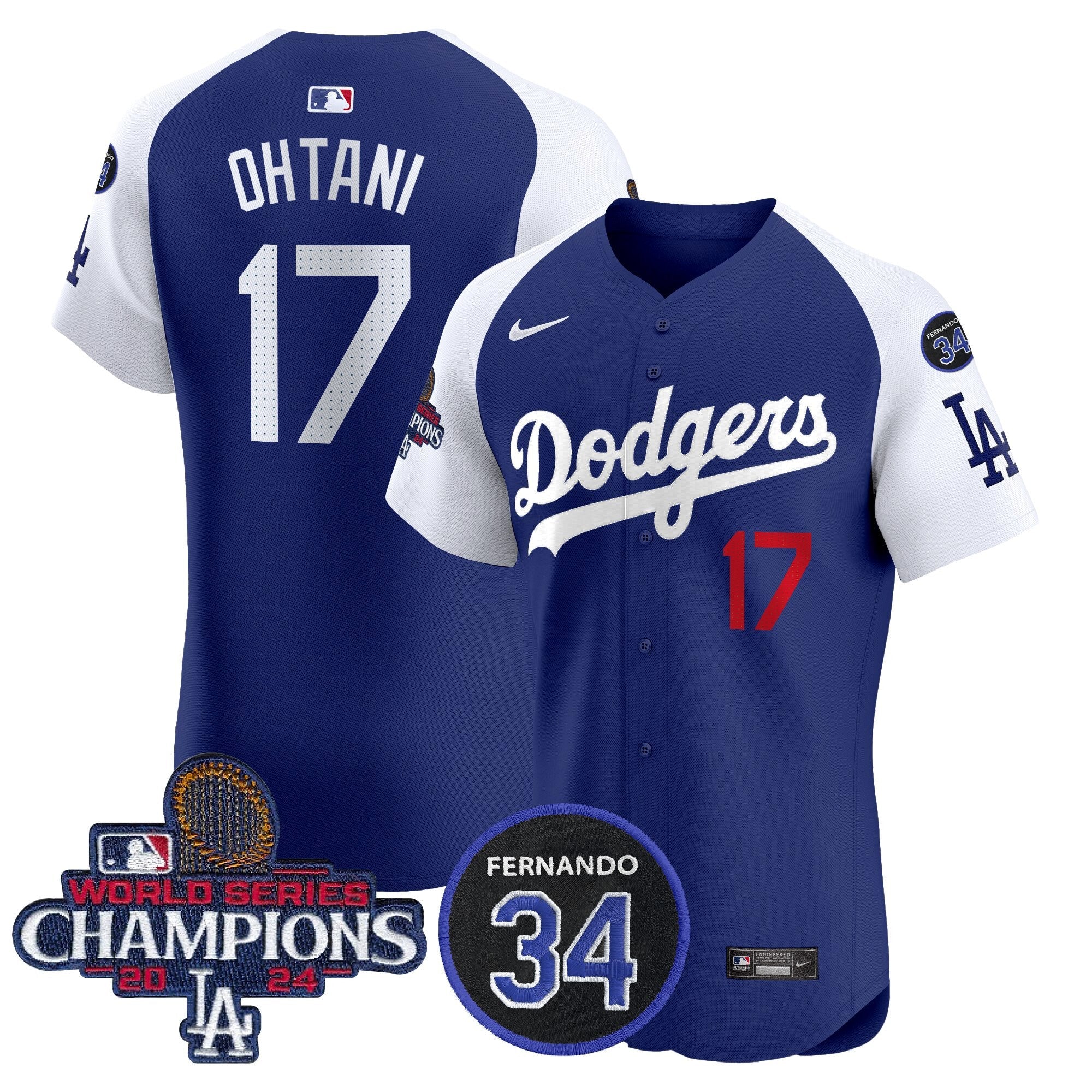 Men’s 2024 World Series Champions Patch Vapor Premier Elite Jersey V2